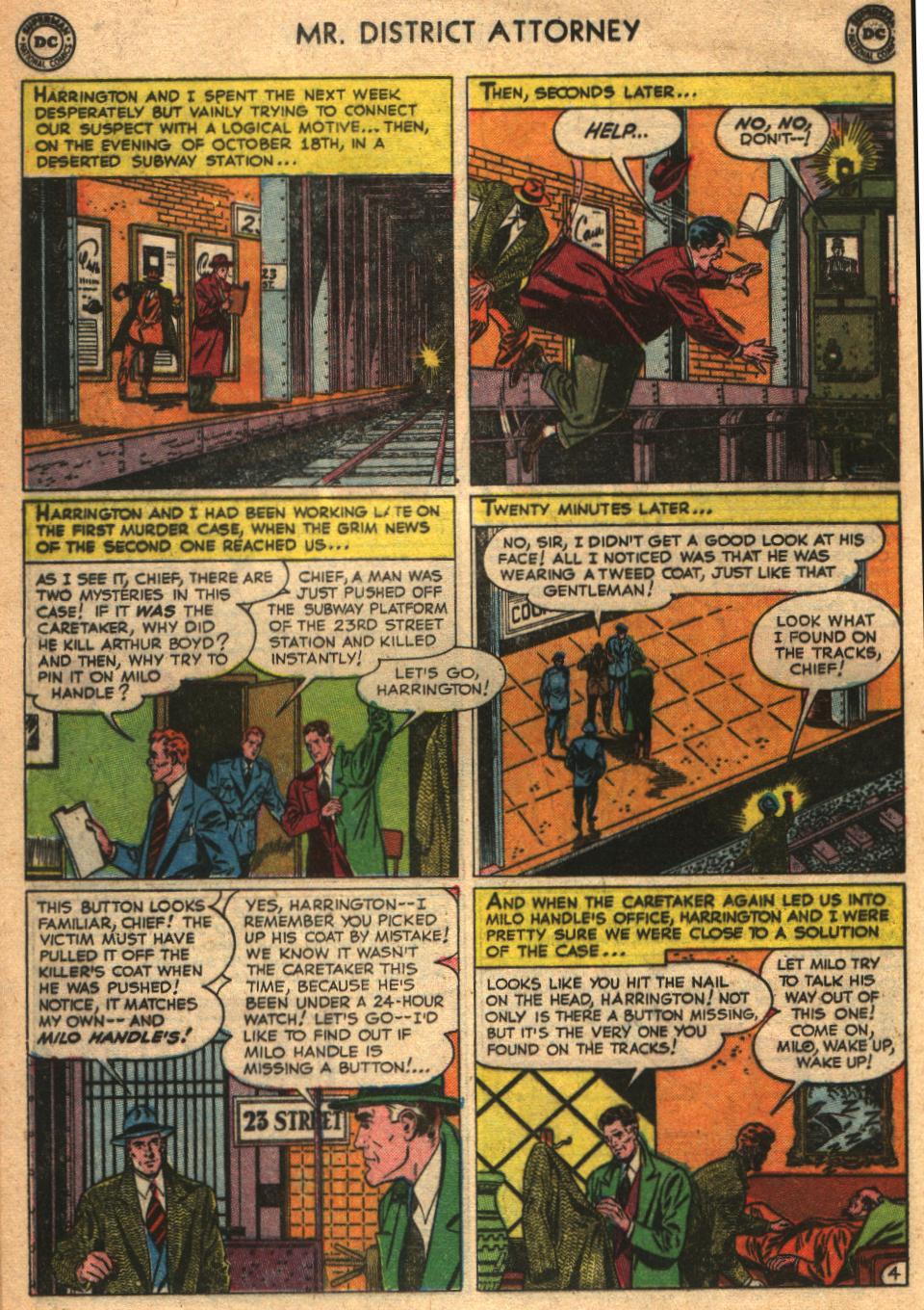 Read online Mr. District Attorney comic -  Issue #26 - 16