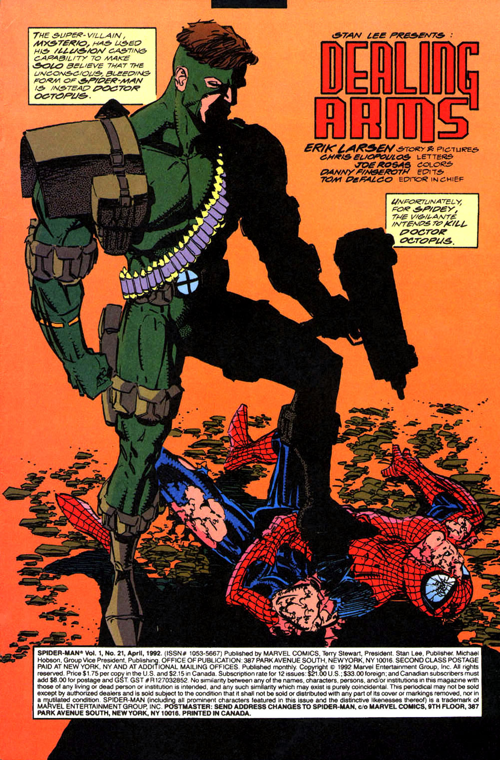 Read online Spider-Man (1990) comic -  Issue #21 - Dealing Arms - 2