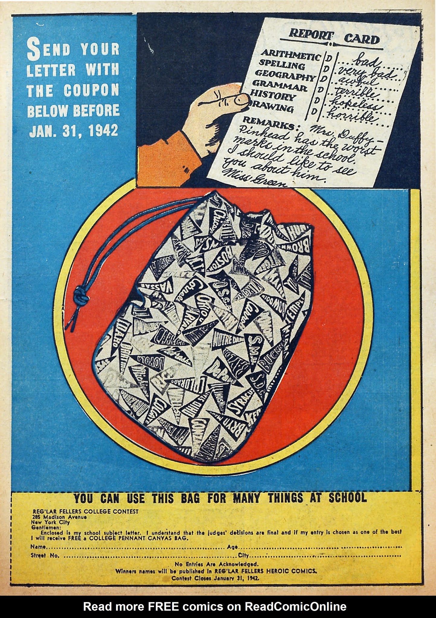 Read online Reg'lar Fellers Heroic Comics comic -  Issue #10 - 43