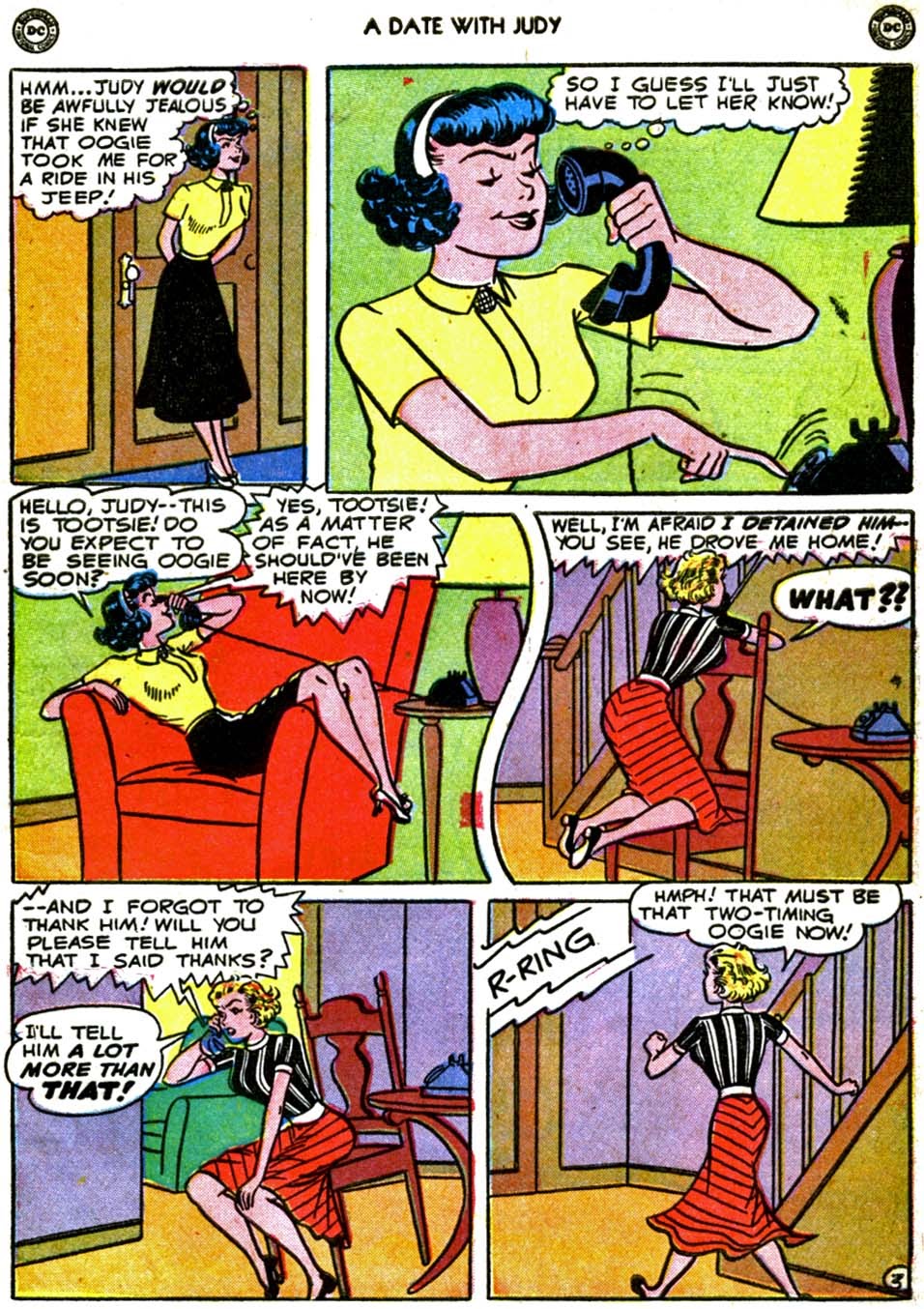 Read online A Date with Judy comic -  Issue #16 - 5