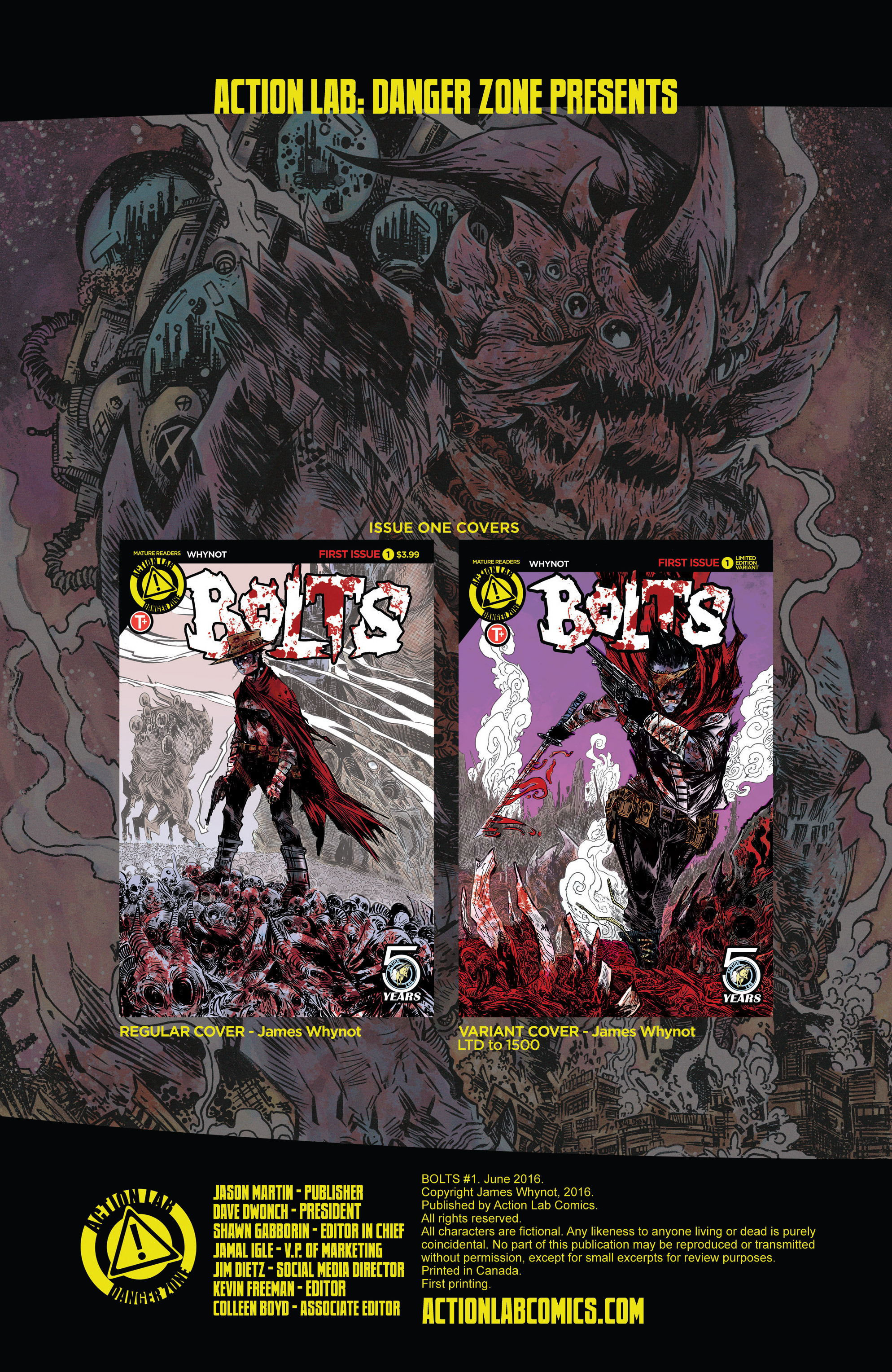 Read online Bolts comic -  Issue #1 - 2