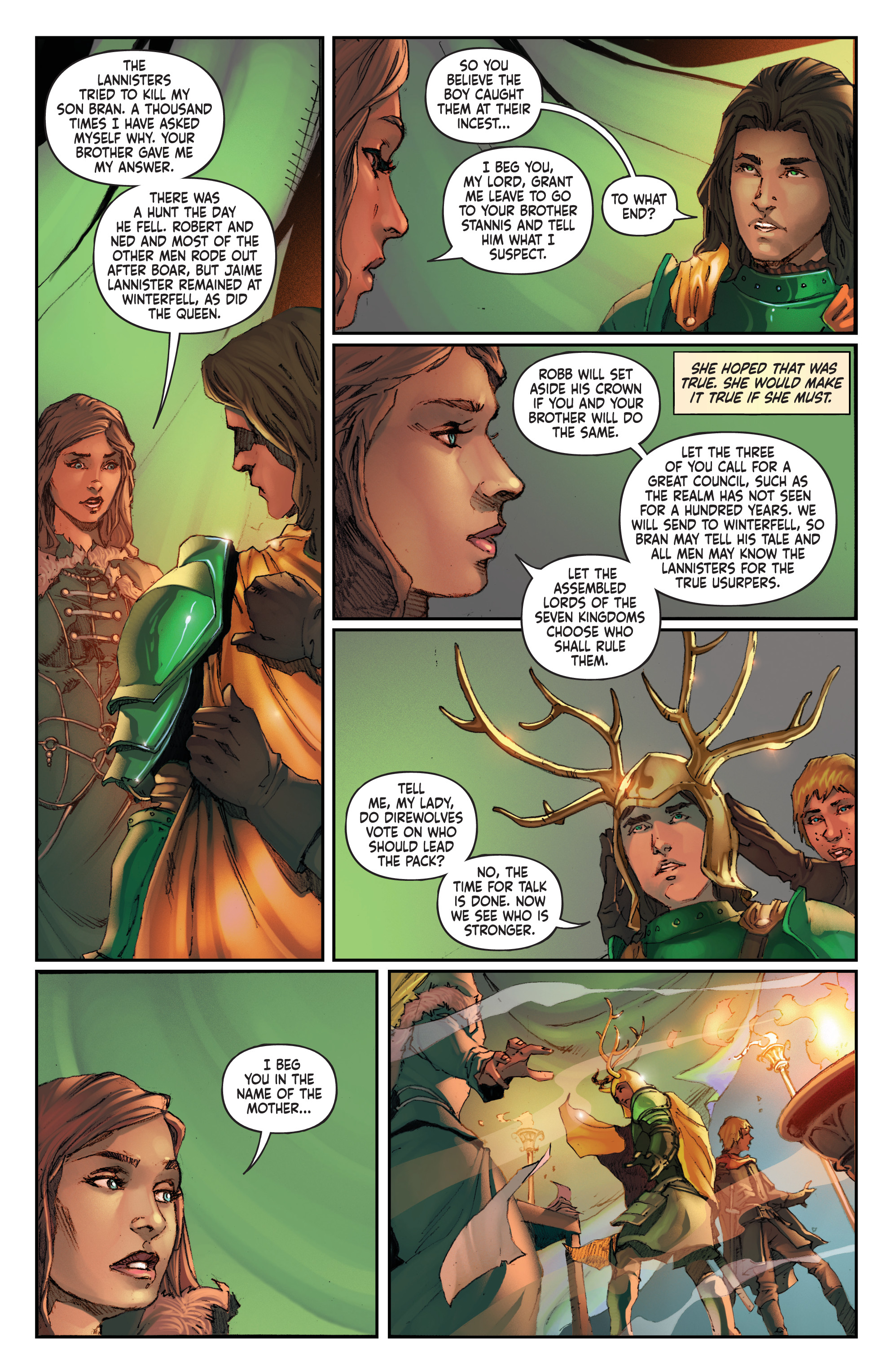 Read online A Clash of Kings comic -  Issue #16 - 16