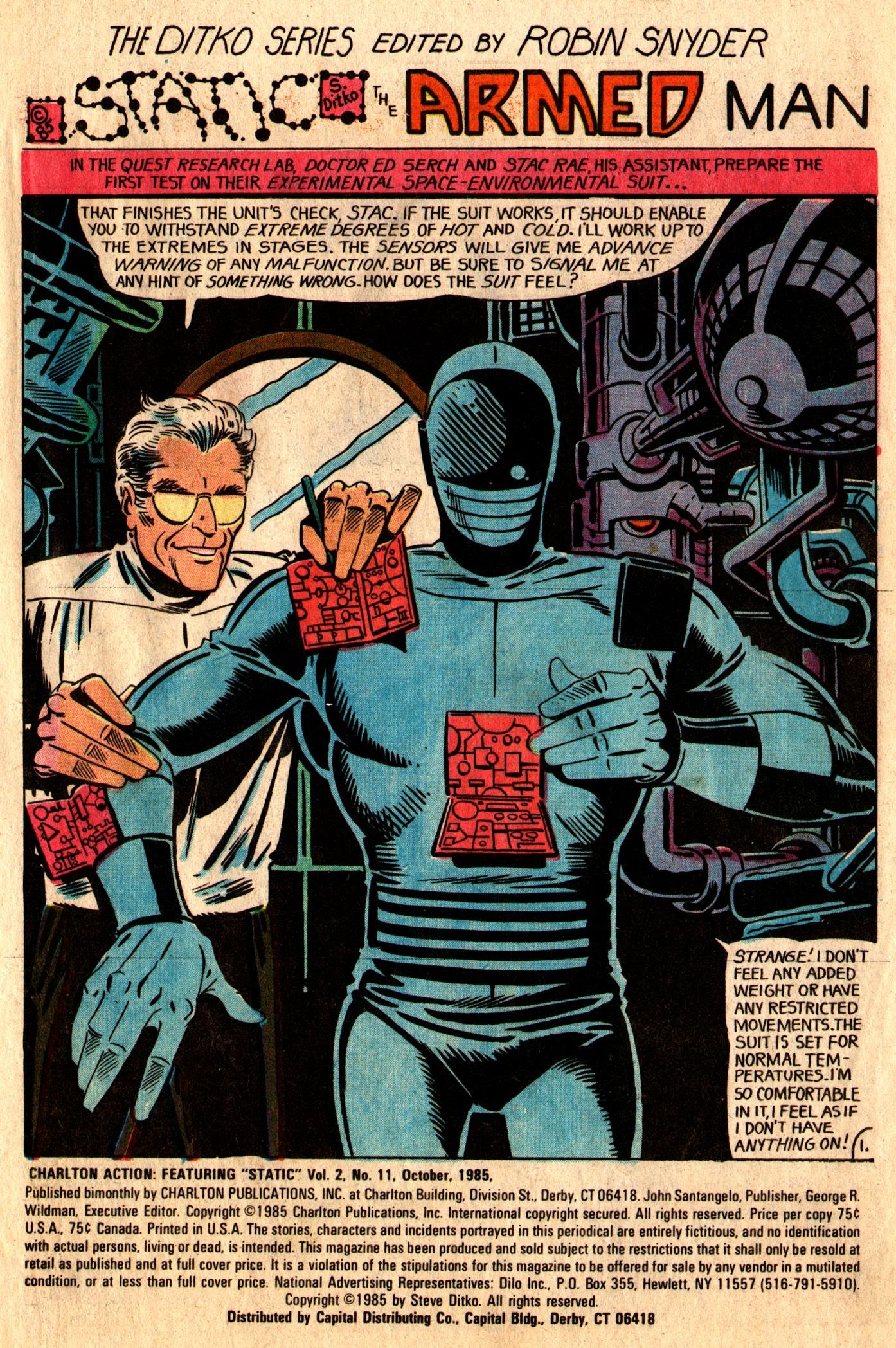 Read online Charlton Action Featuring Static comic -  Issue #11 - 3