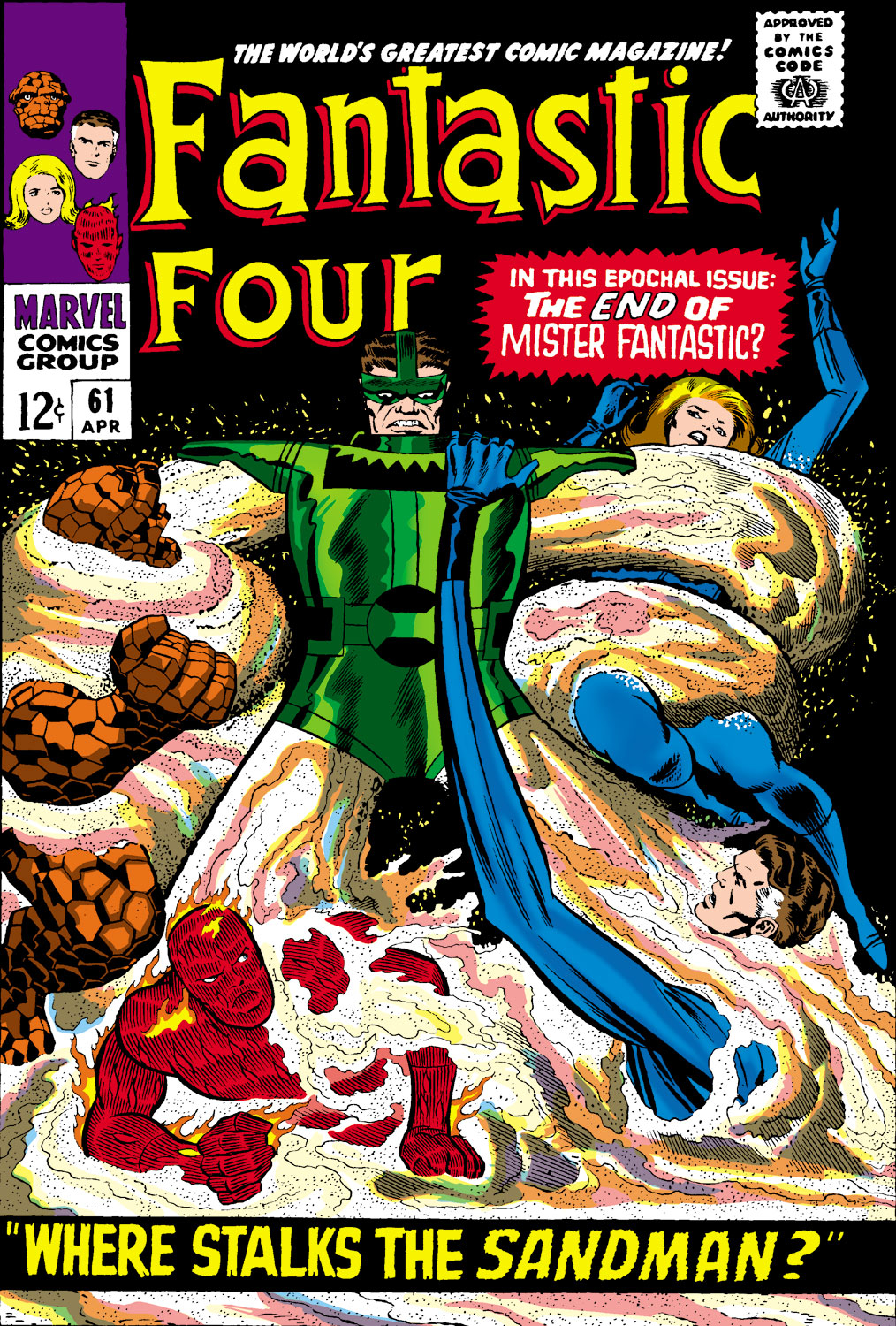 Read online Fantastic Four (1961) comic -  Issue #61 - 1