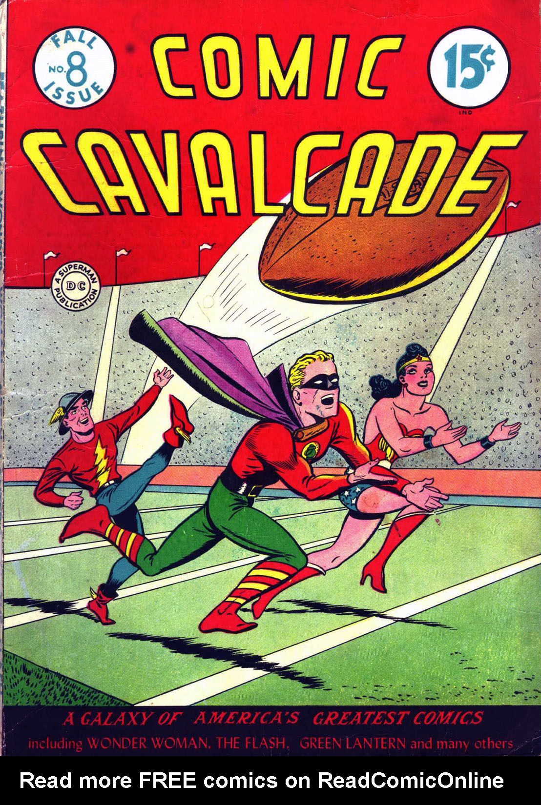 Read online Comic Cavalcade comic -  Issue #8 - 1
