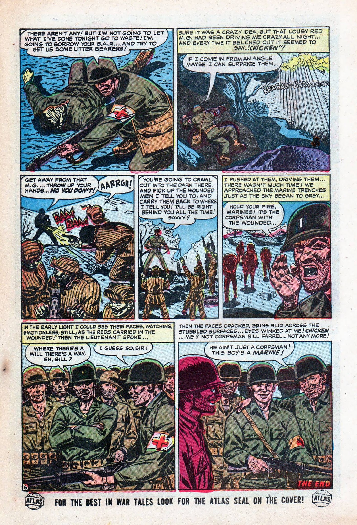 Read online War Comics comic -  Issue #20 - 32