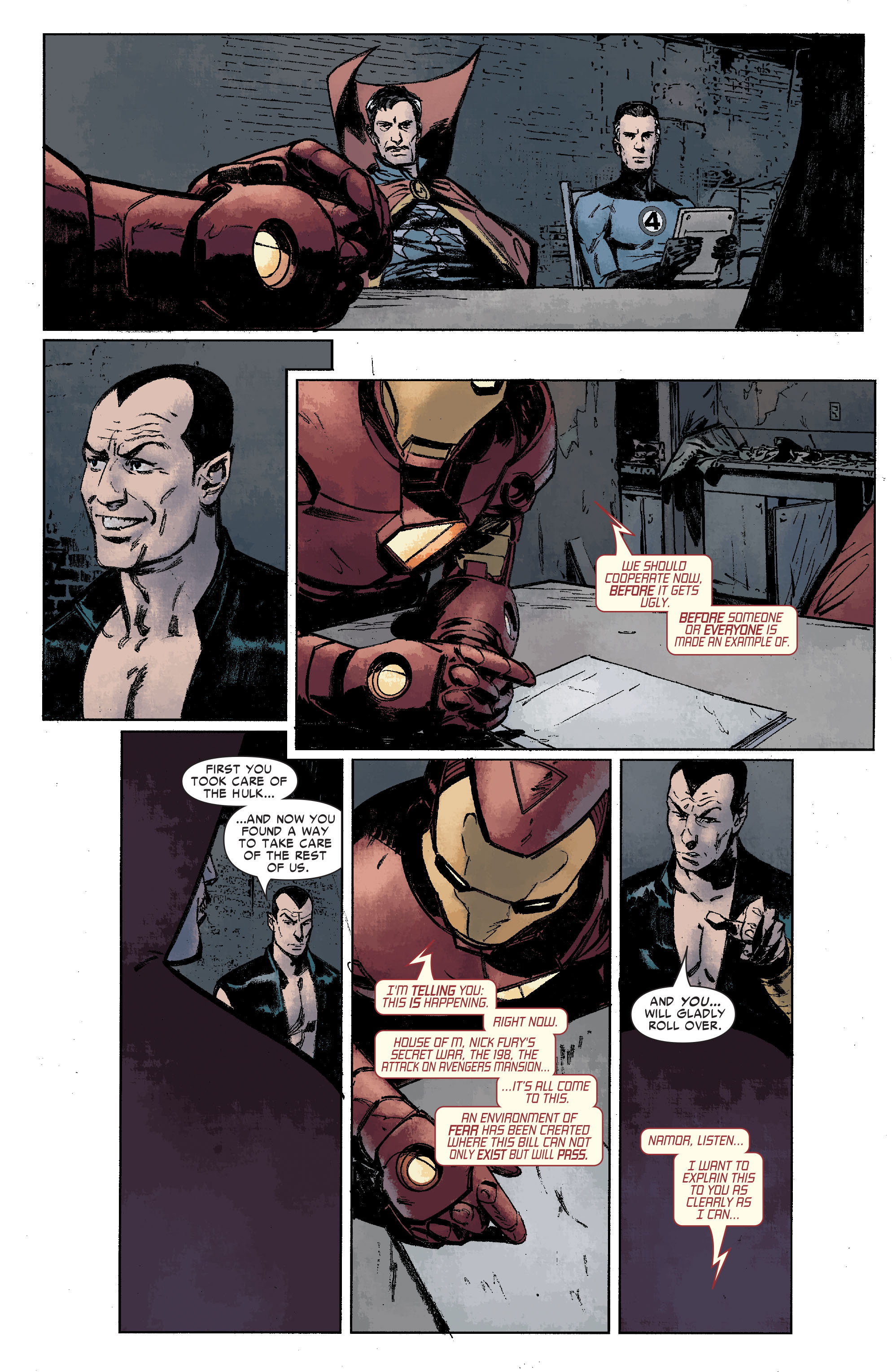 Read online Civil War: The Road to Civil War comic -  Issue # Full - 29