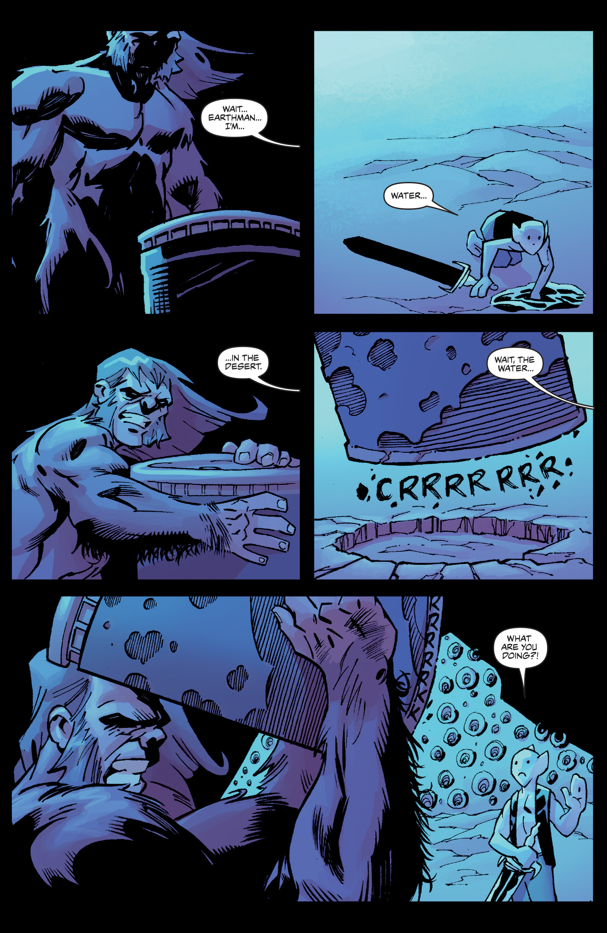 Read online Bigfoot: Sword of the Earthman (2015) comic -  Issue #3 - 21