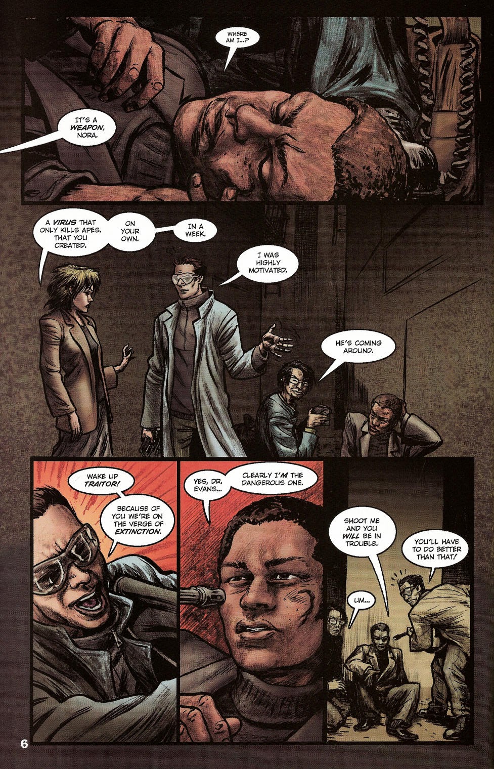 Read online Revolution on the Planet of the Apes comic -  Issue #5 - 8