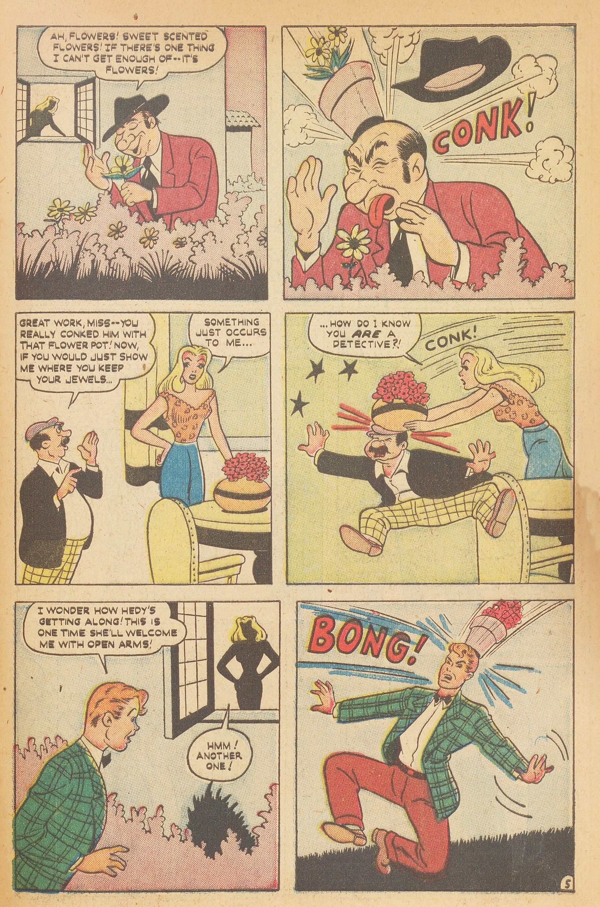 Read online Hedy Of Hollywood Comics comic -  Issue #36 - 47