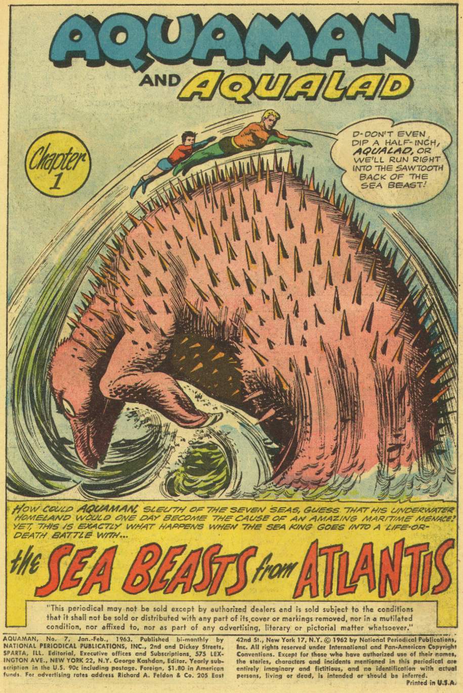 Read online Aquaman (1962) comic -  Issue #7 - 3