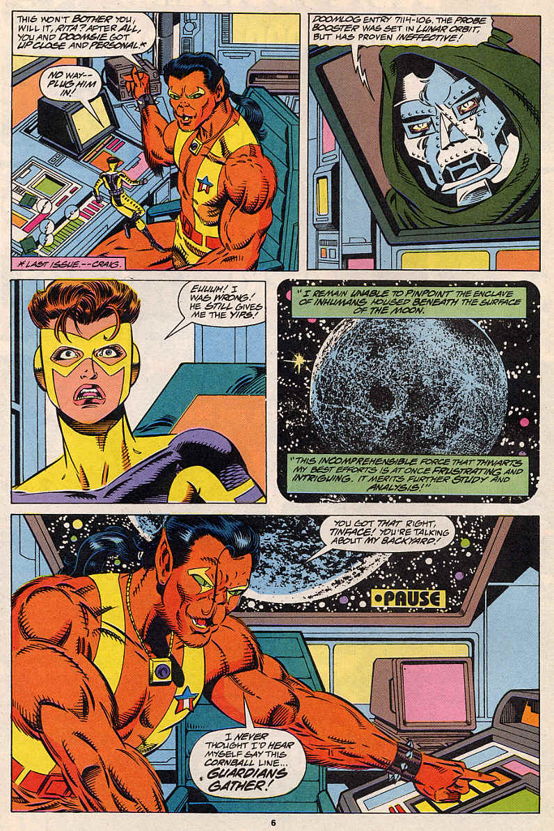 Read online Guardians of the Galaxy (1990) comic -  Issue #40 - 6