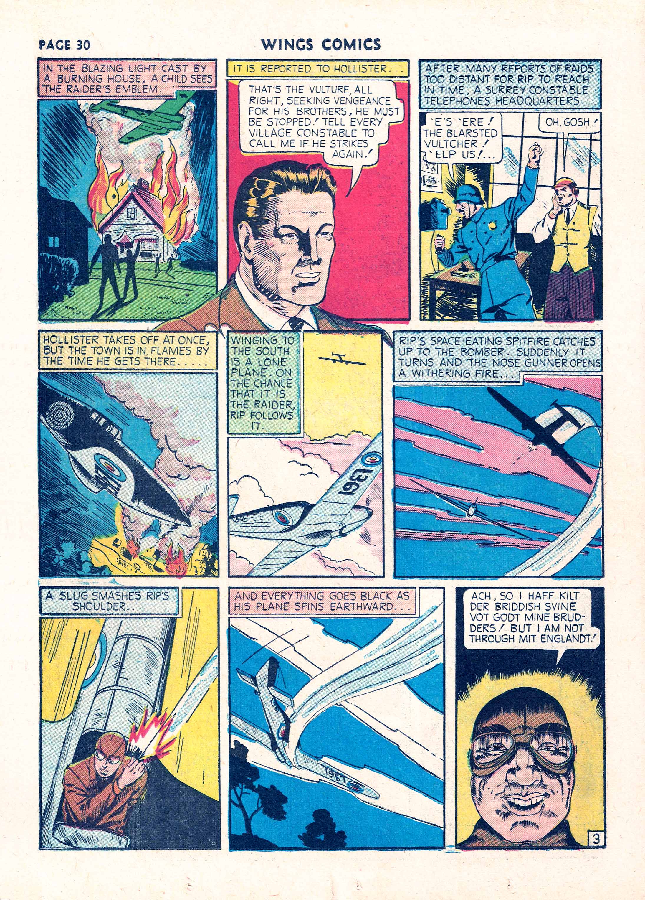 Read online Wings Comics comic -  Issue #9 - 32