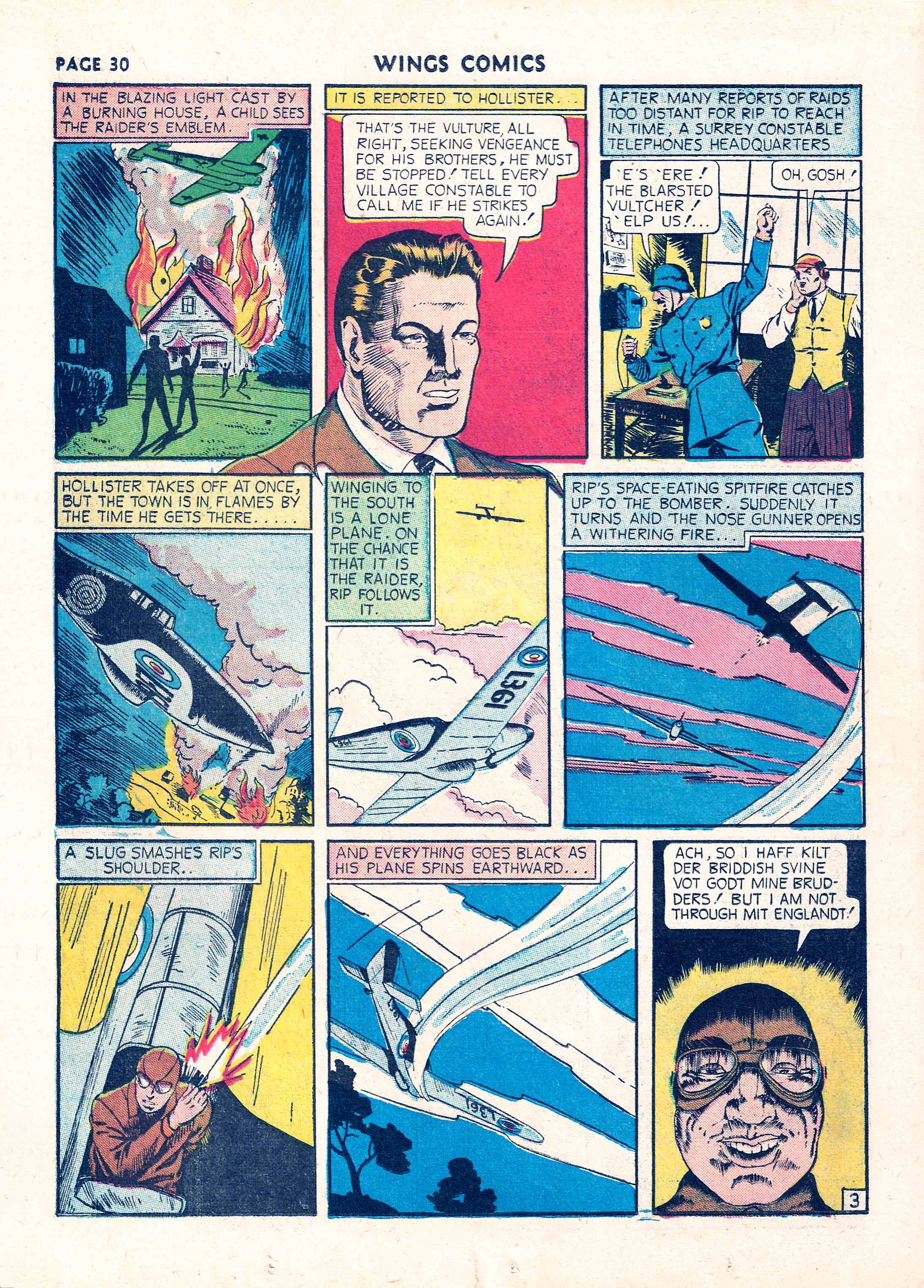 Read online Wings Comics comic -  Issue #9 - 32