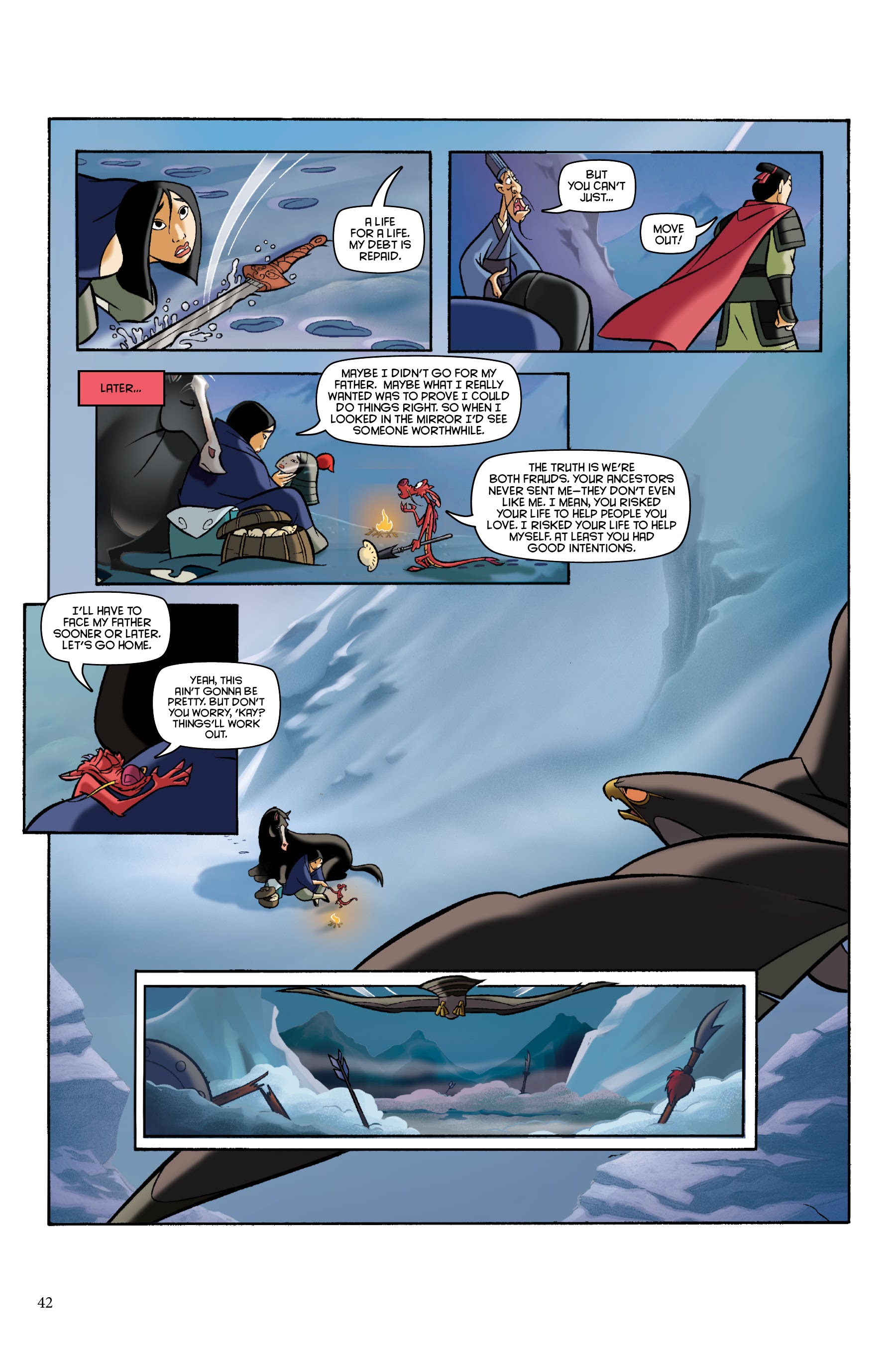 Read online Disney Mulan: The Story of the Movie in Comics comic -  Issue # TPB - 42