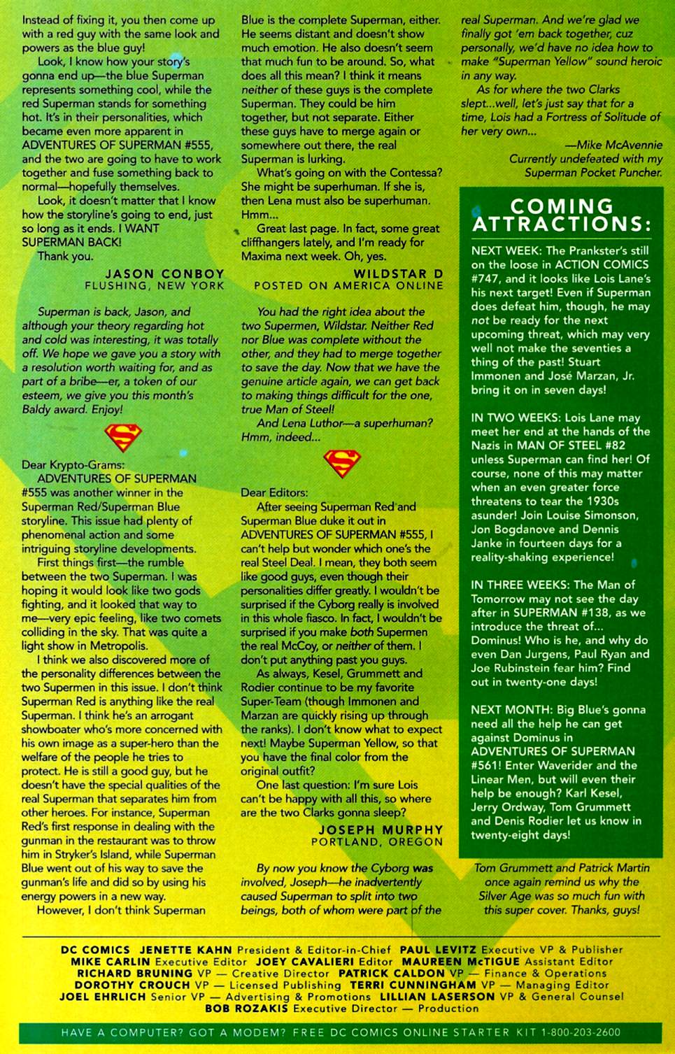 Read online Adventures of Superman (1987) comic -  Issue #560 - 25