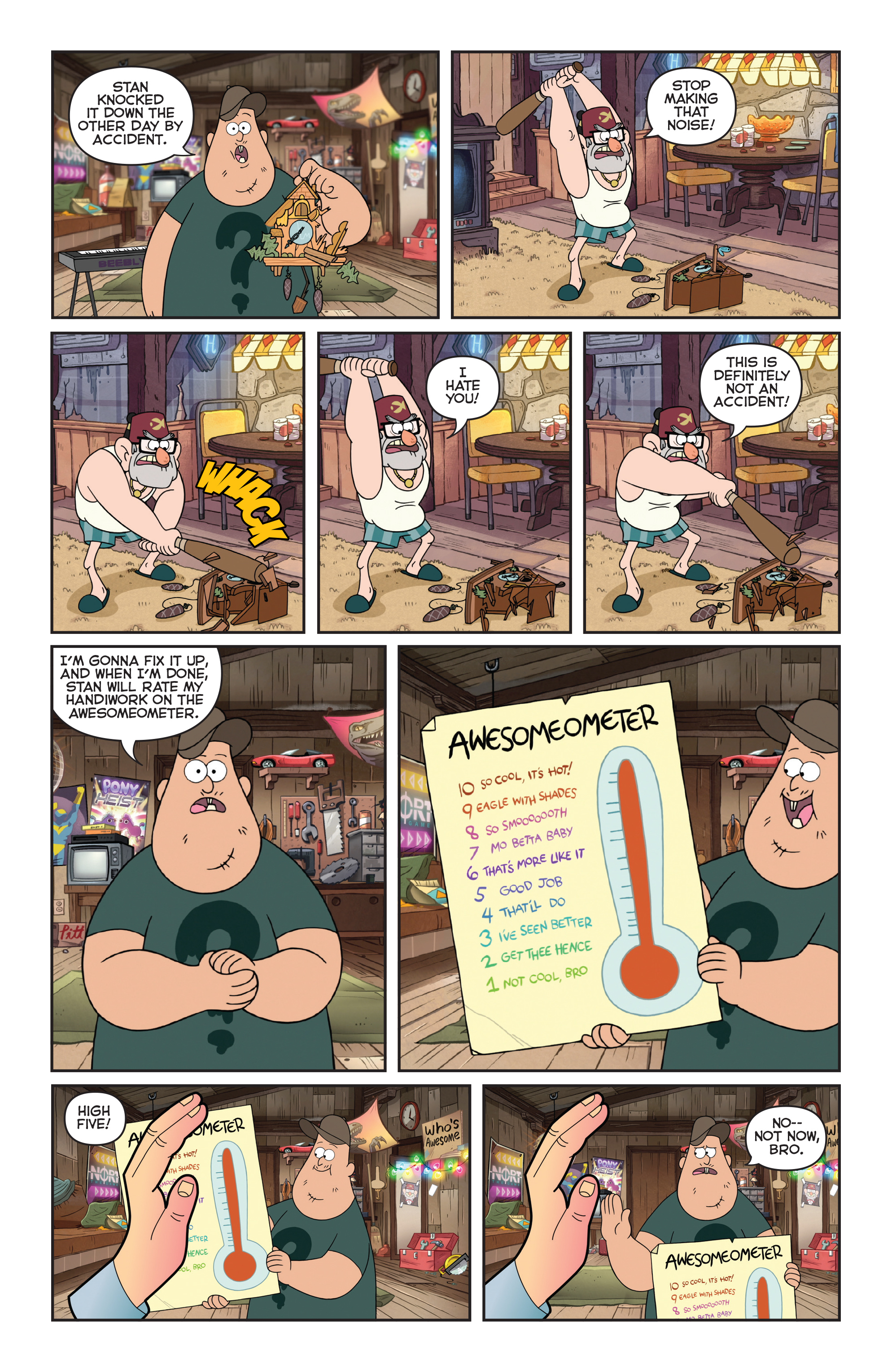 Read online Disney Gravity Falls Shorts Cinestory Comic comic -  Issue #1 - 23