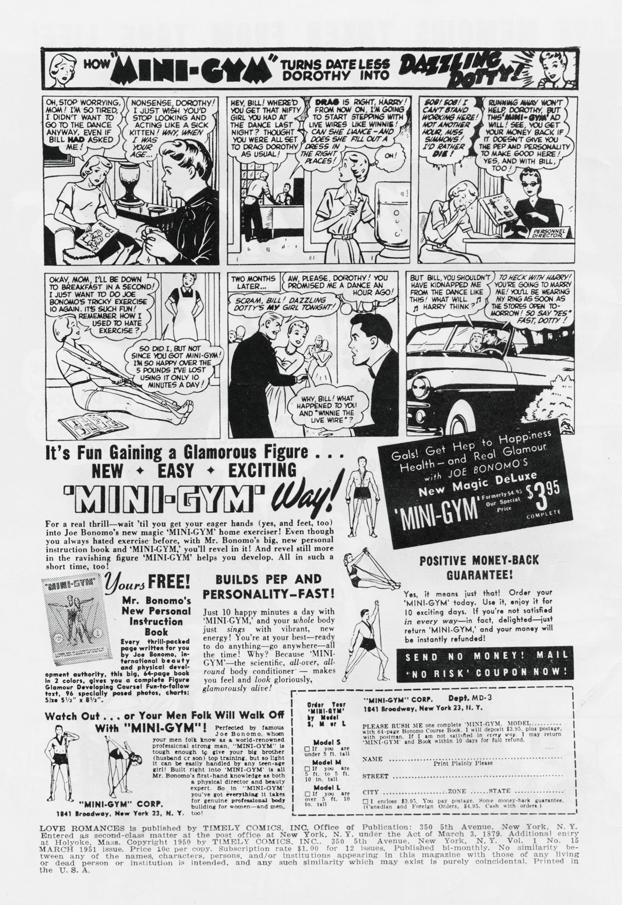 Read online Love Romances comic -  Issue #15 - 2