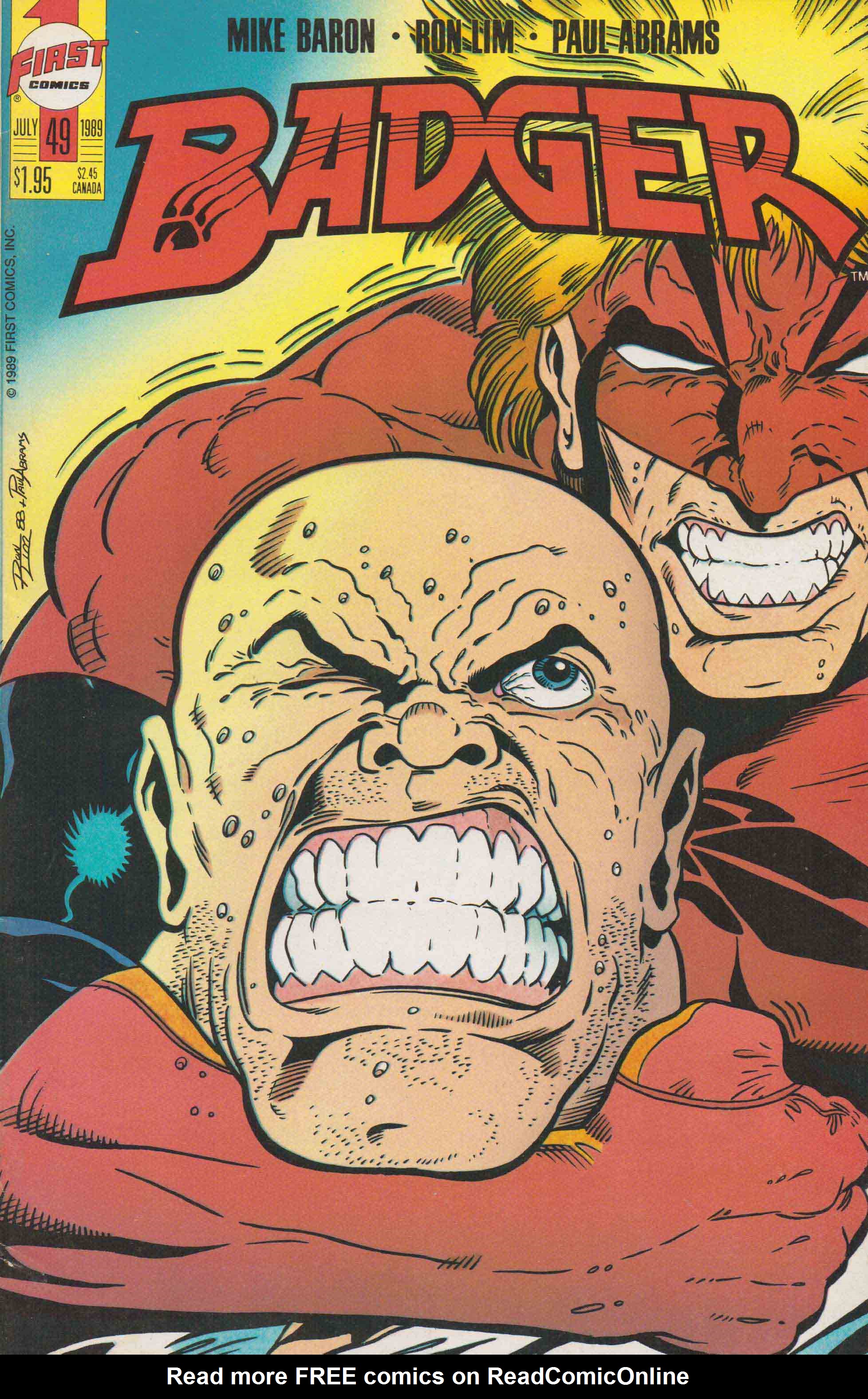 Read online The Badger comic -  Issue #49 - 1