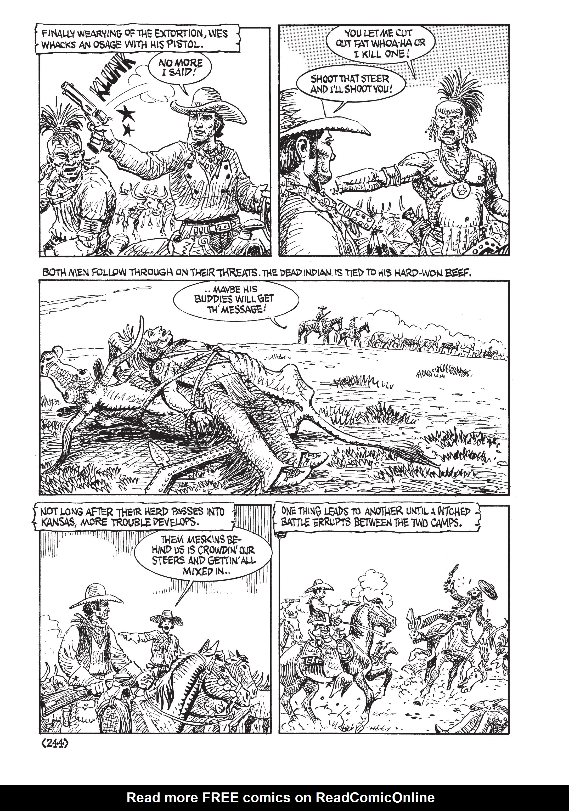 Read online Jack Jackson's American History: Los Tejanos and Lost Cause comic -  Issue # TPB (Part 3) - 42