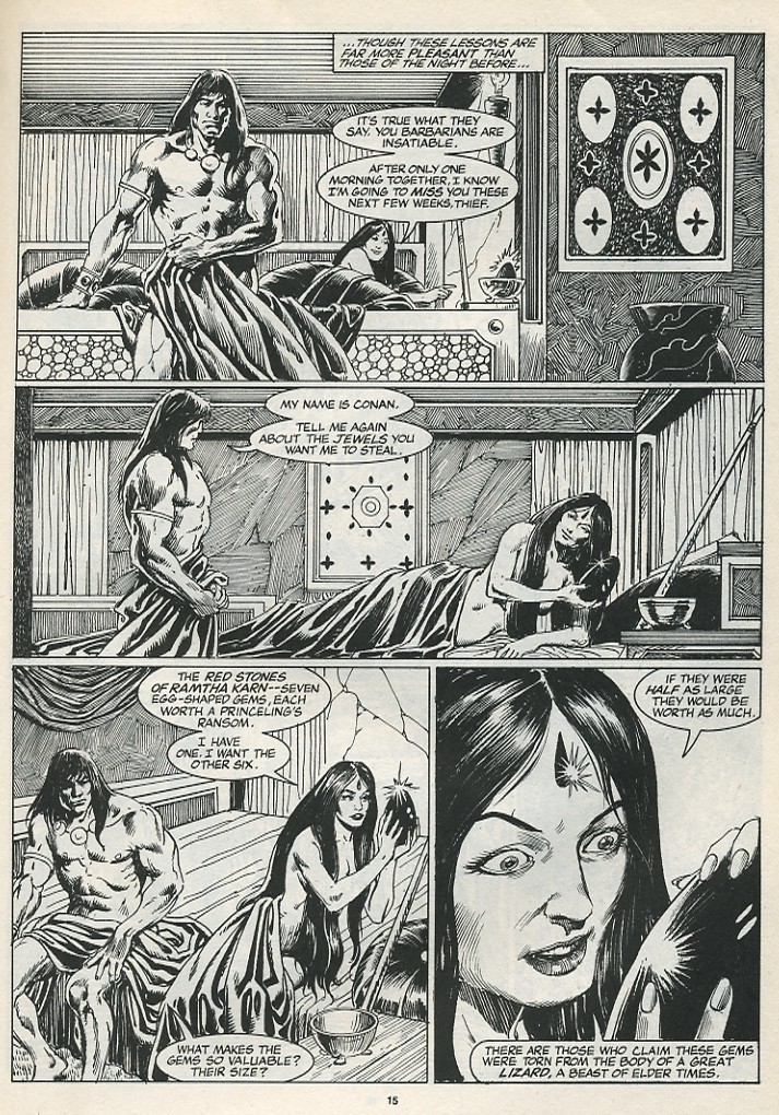 Read online The Savage Sword Of Conan comic -  Issue #174 - 17