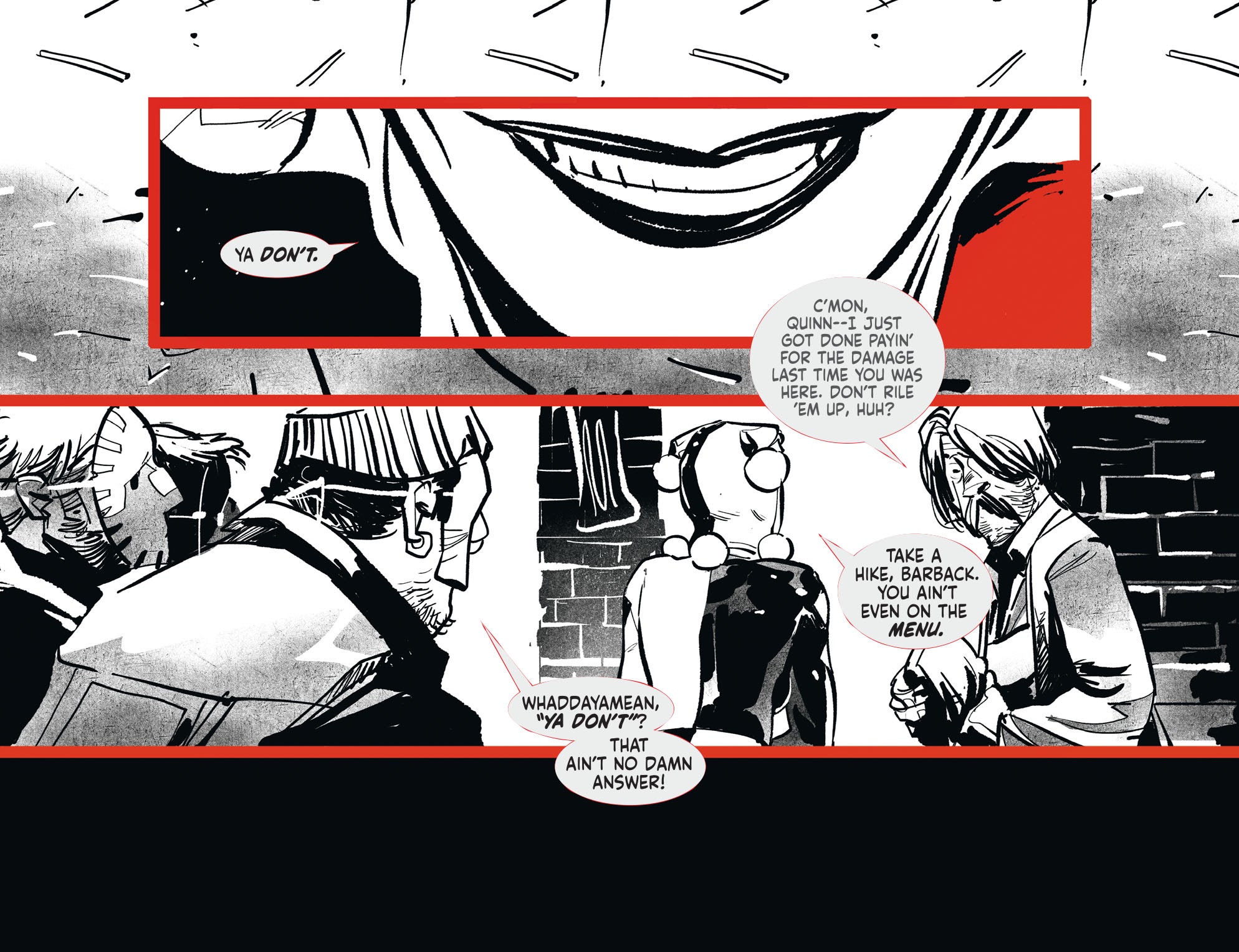 Read online Harley Quinn Black   White   Red comic -  Issue #11 - 7