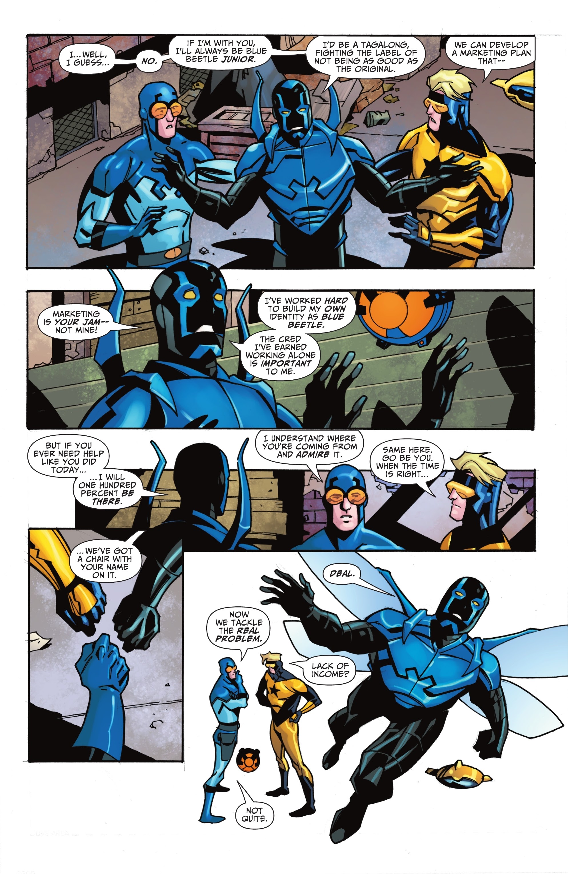 Read online Blue & Gold comic -  Issue #7 - 21