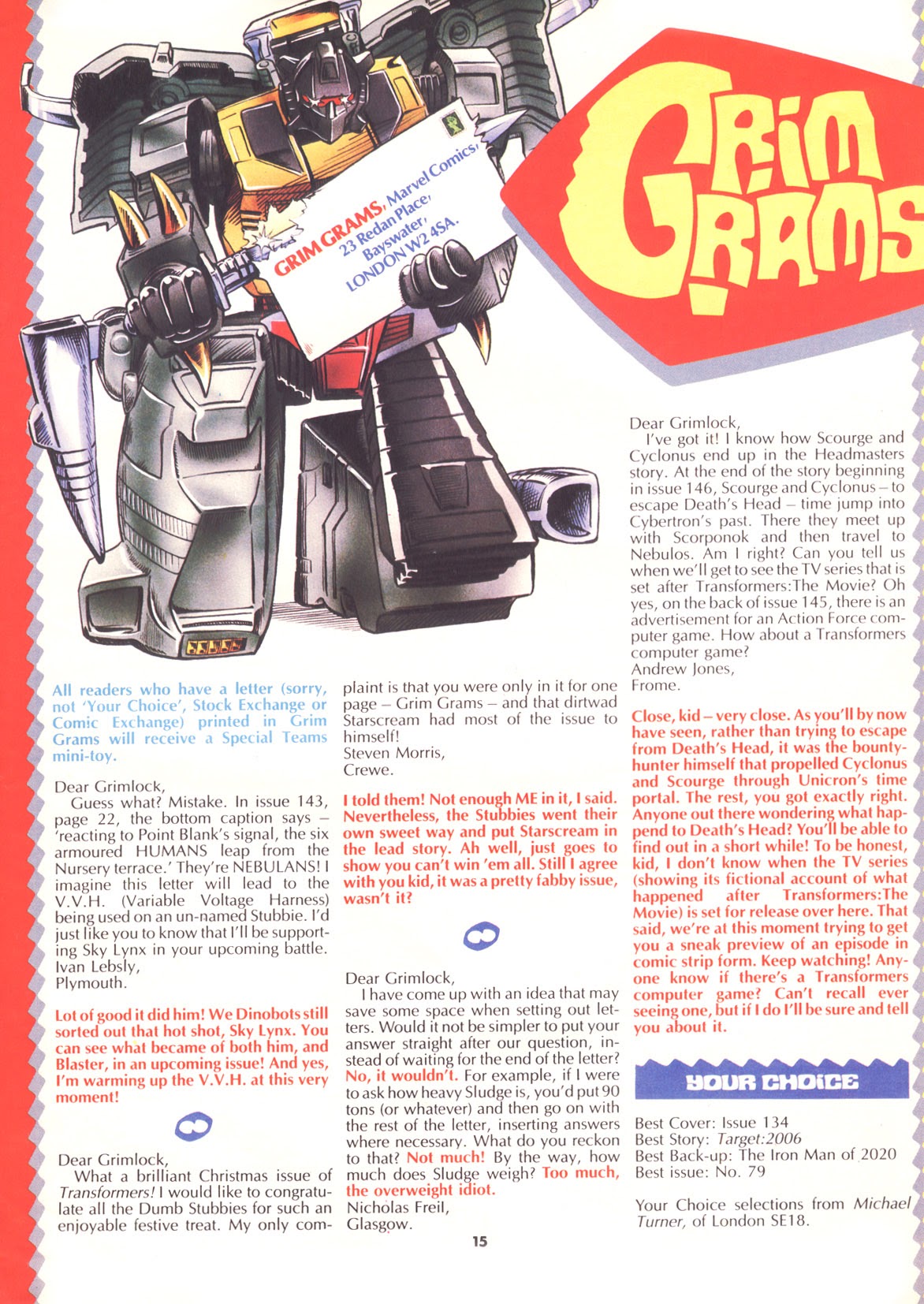 Read online The Transformers (UK) comic -  Issue #153 - 14