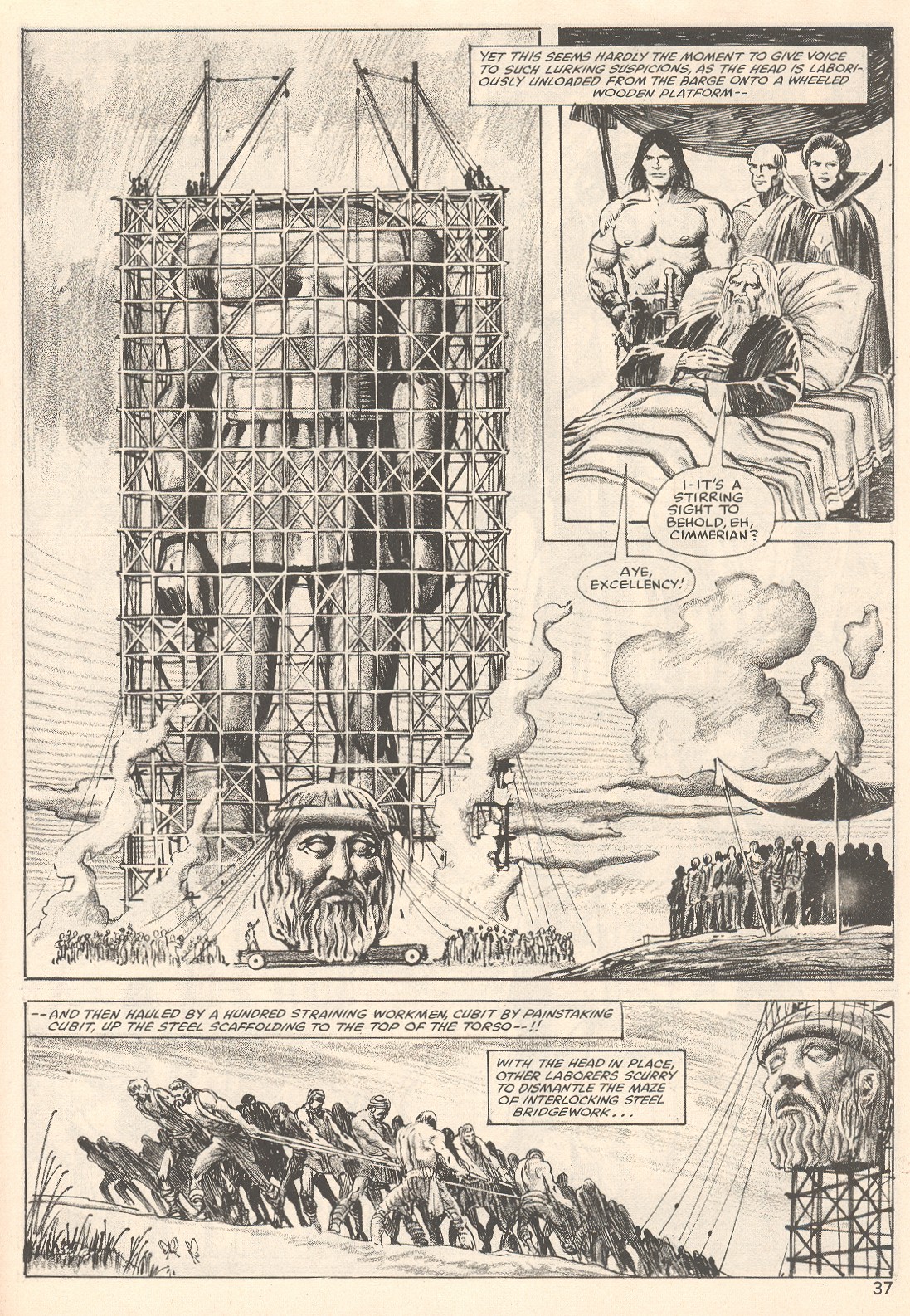 Read online The Savage Sword Of Conan comic -  Issue #80 - 37