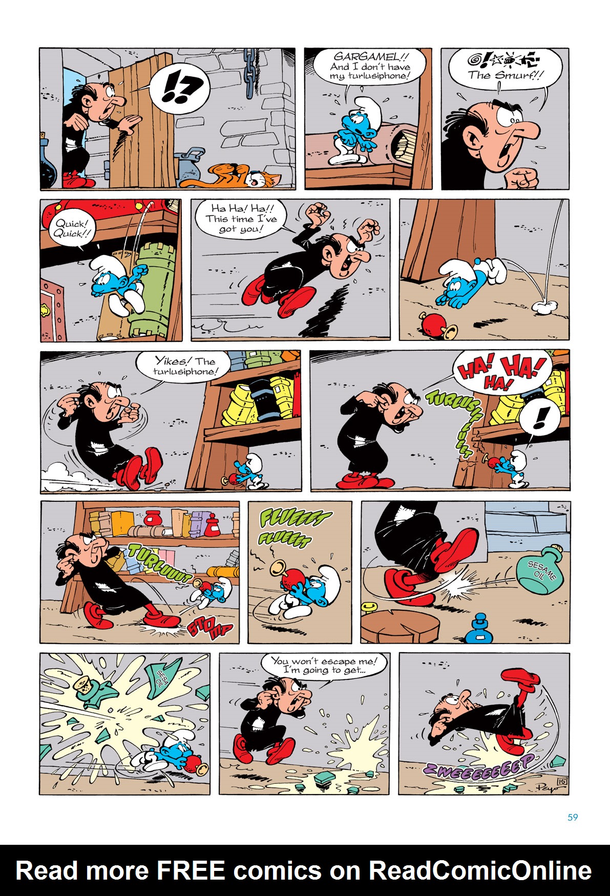Read online The Smurfs comic -  Issue #3 - 59