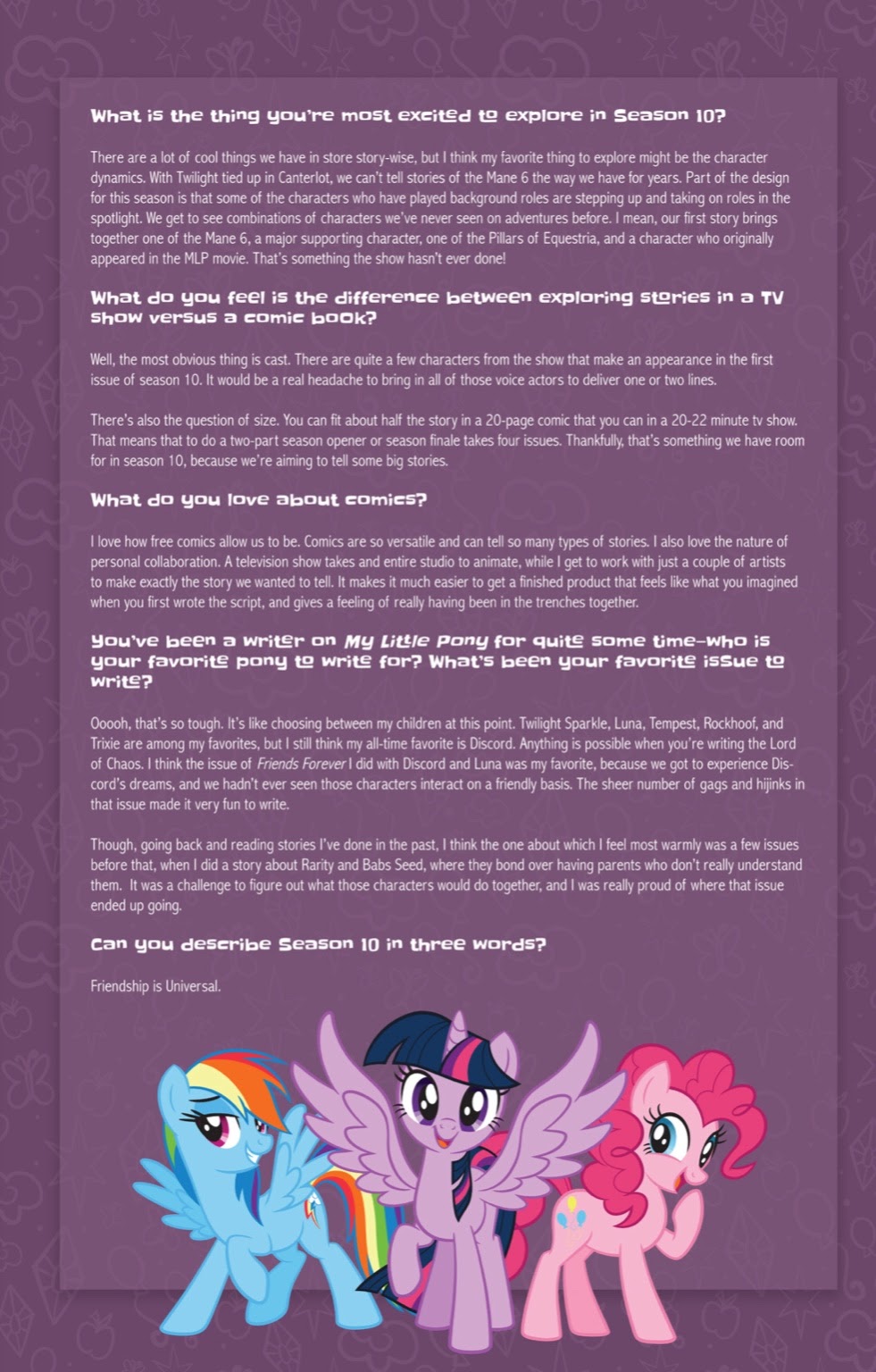Read online Free Comic Book Day 2020 comic -  Issue # My Little Pony - Friendship is Magic - 16
