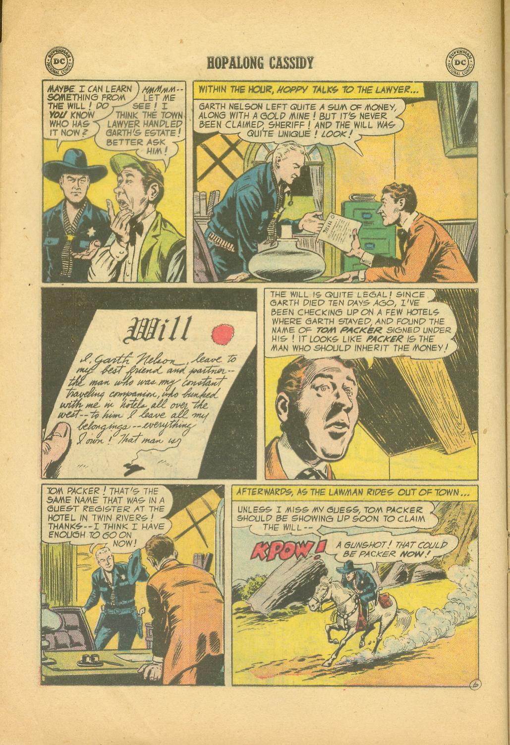 Read online Hopalong Cassidy comic -  Issue #106 - 8