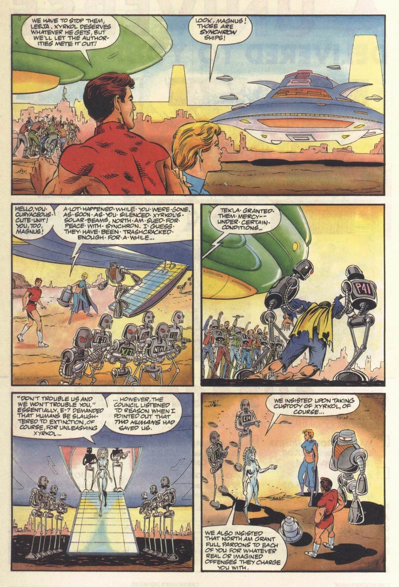 Read online Magnus Robot Fighter (1991) comic -  Issue #11 - 21