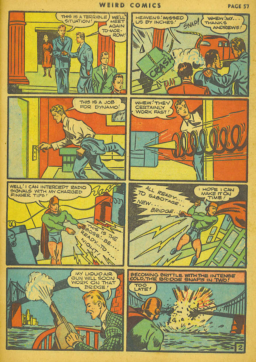Read online Weird Comics comic -  Issue #9 - 55