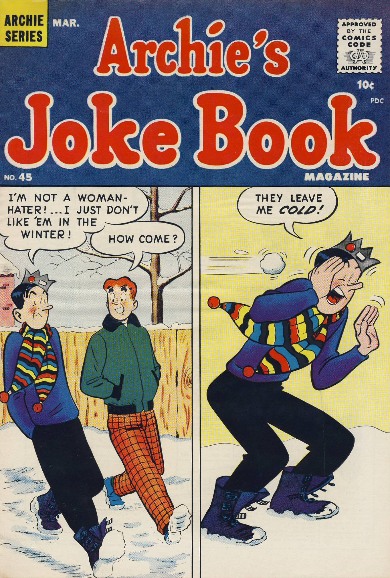 Read online Archie's Joke Book Magazine comic -  Issue #45 - 1