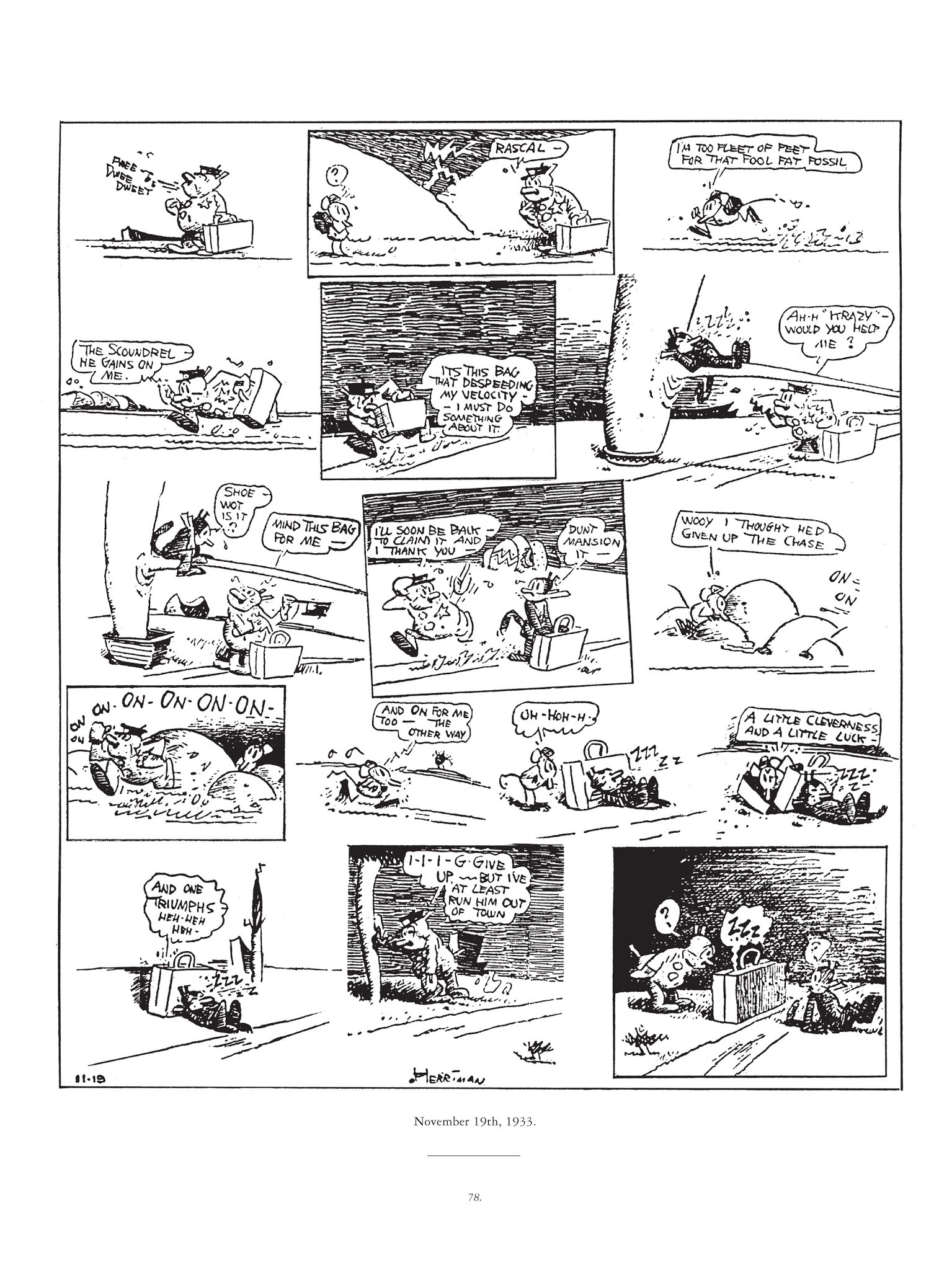 Read online Krazy & Ignatz comic -  Issue # TPB 8 - 77