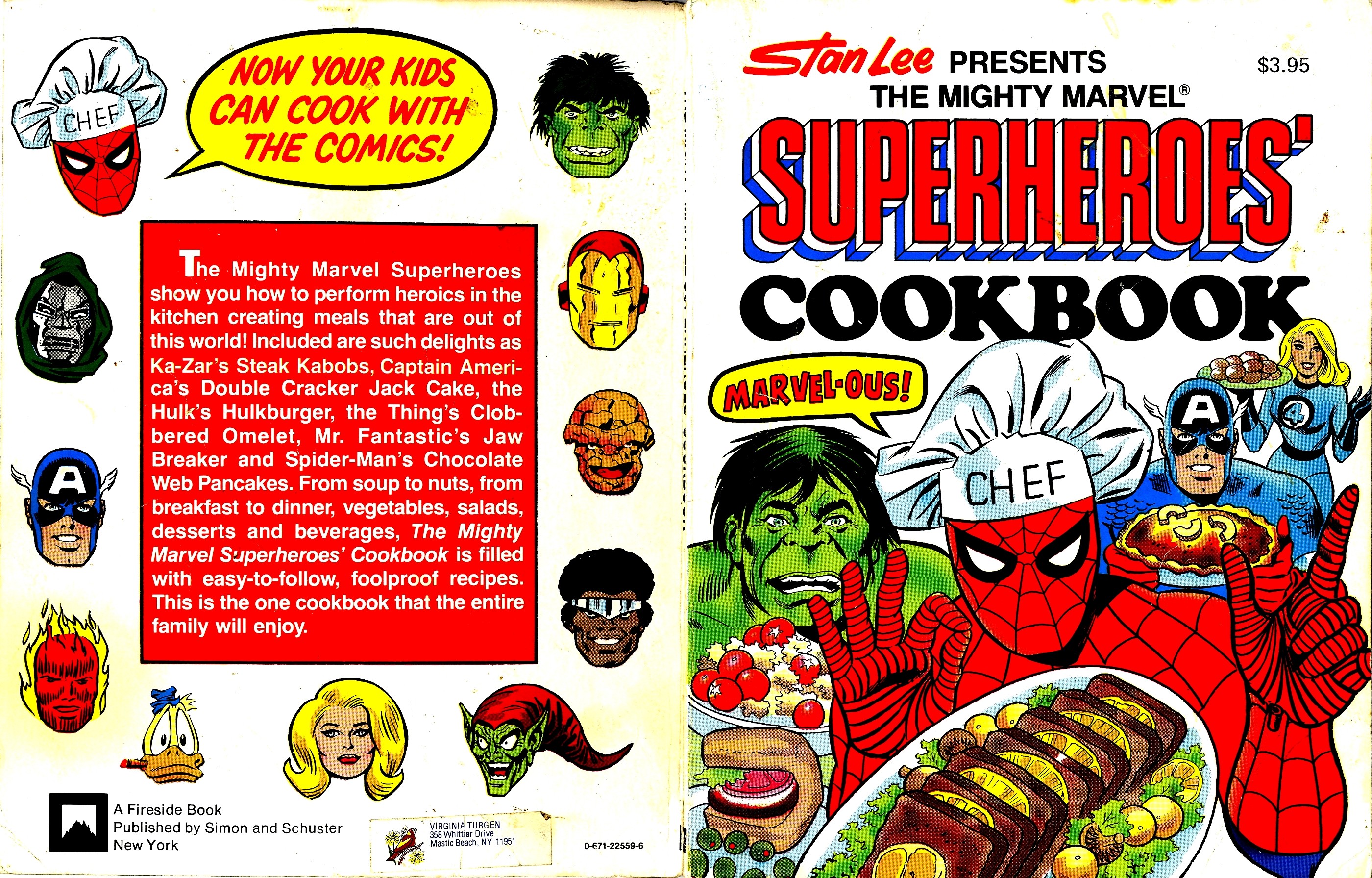 Read online The Mighty Marvel Superheroes' Cookbook comic -  Issue # Full - 1