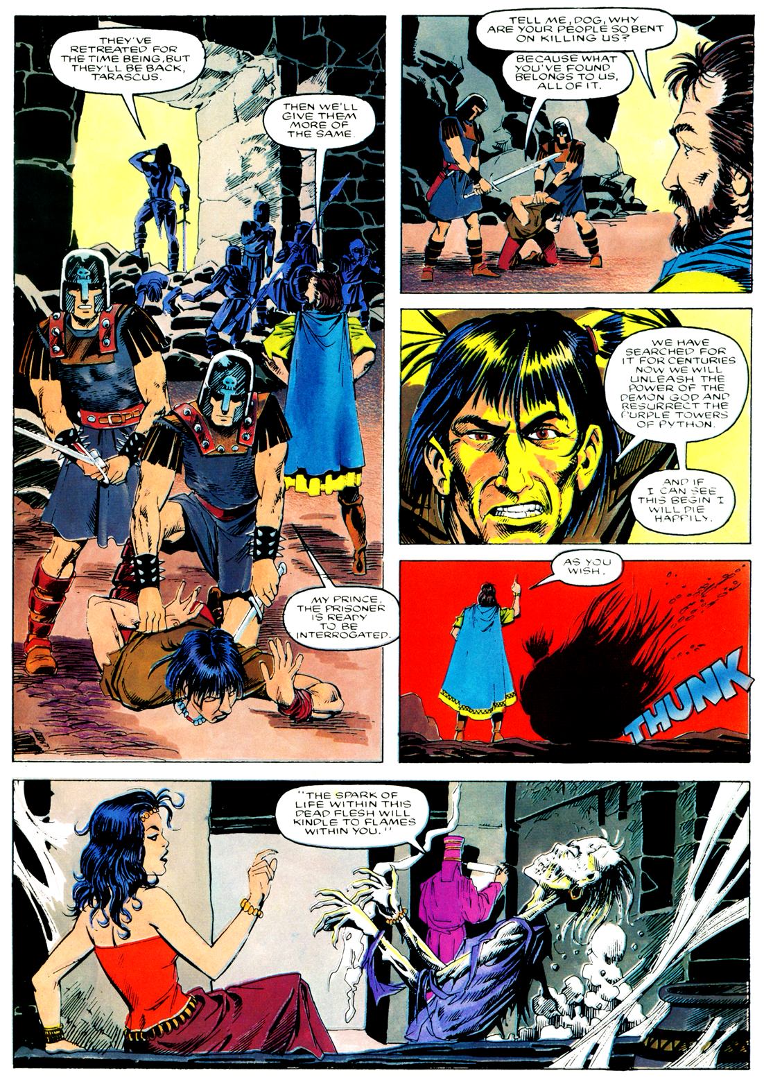 Read online Marvel Graphic Novel comic -  Issue #19 - Conan - The  Witch Queen of Acheron - 46