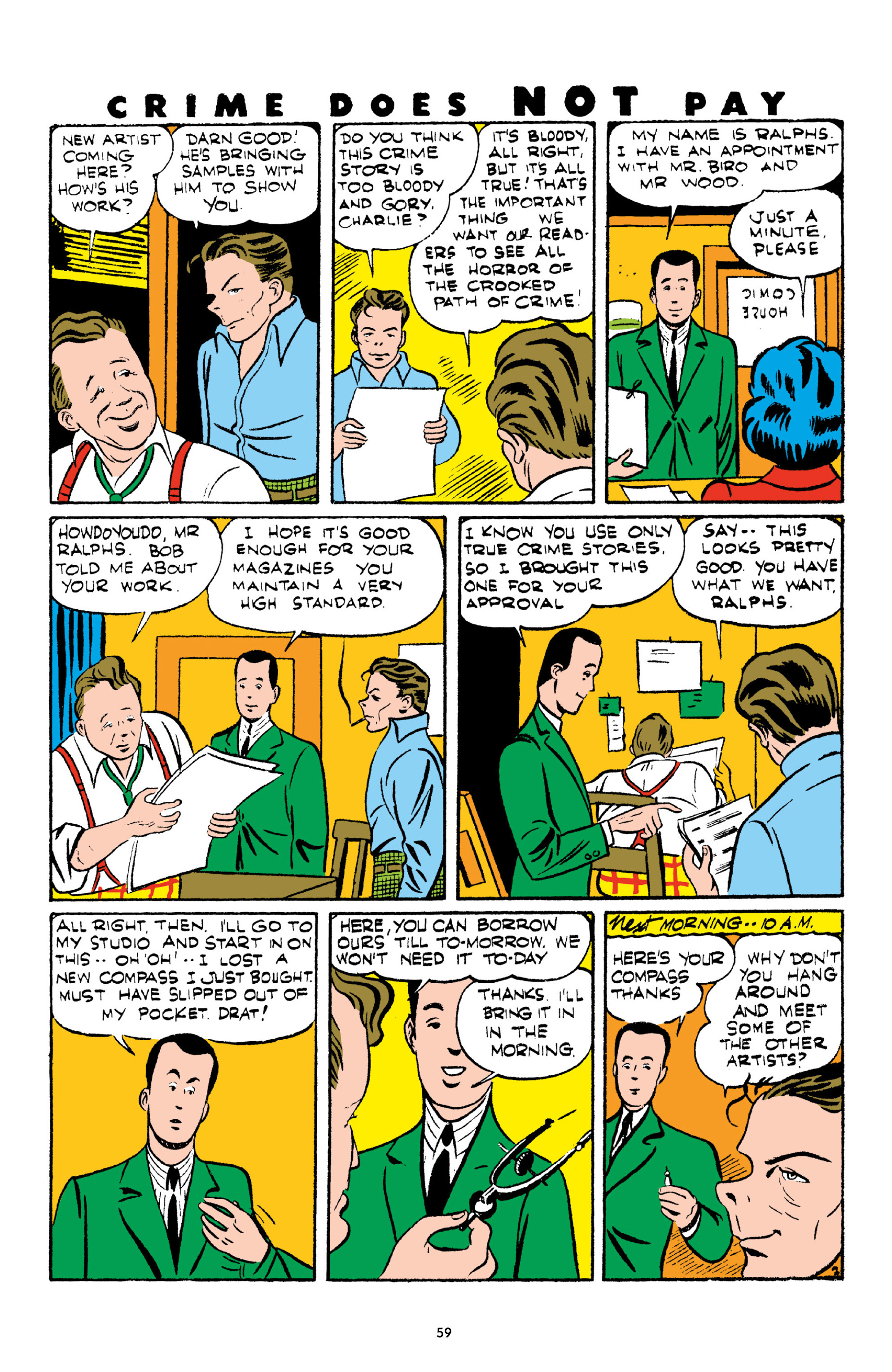 Read online Crime Does Not Pay Archives comic -  Issue # TPB 3 (Part 1) - 59