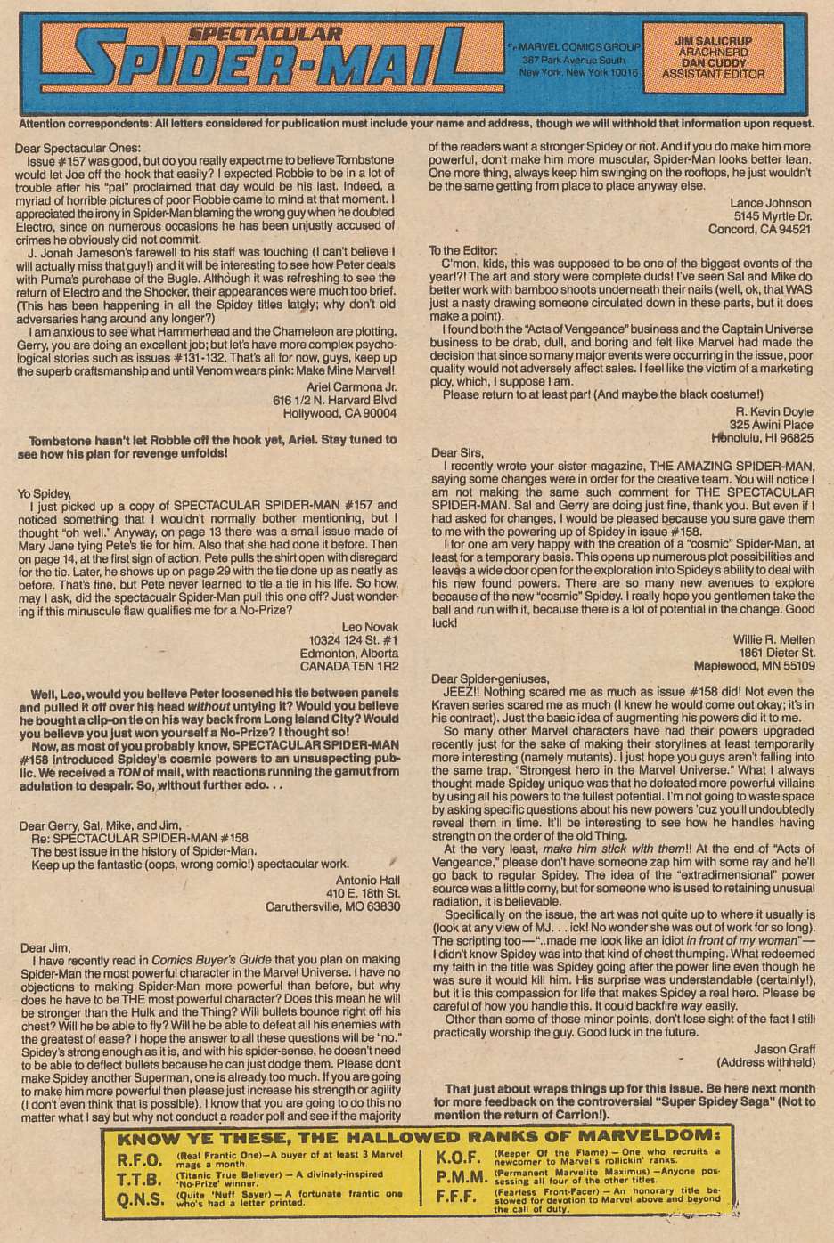 Read online The Spectacular Spider-Man (1976) comic -  Issue #161 - 25