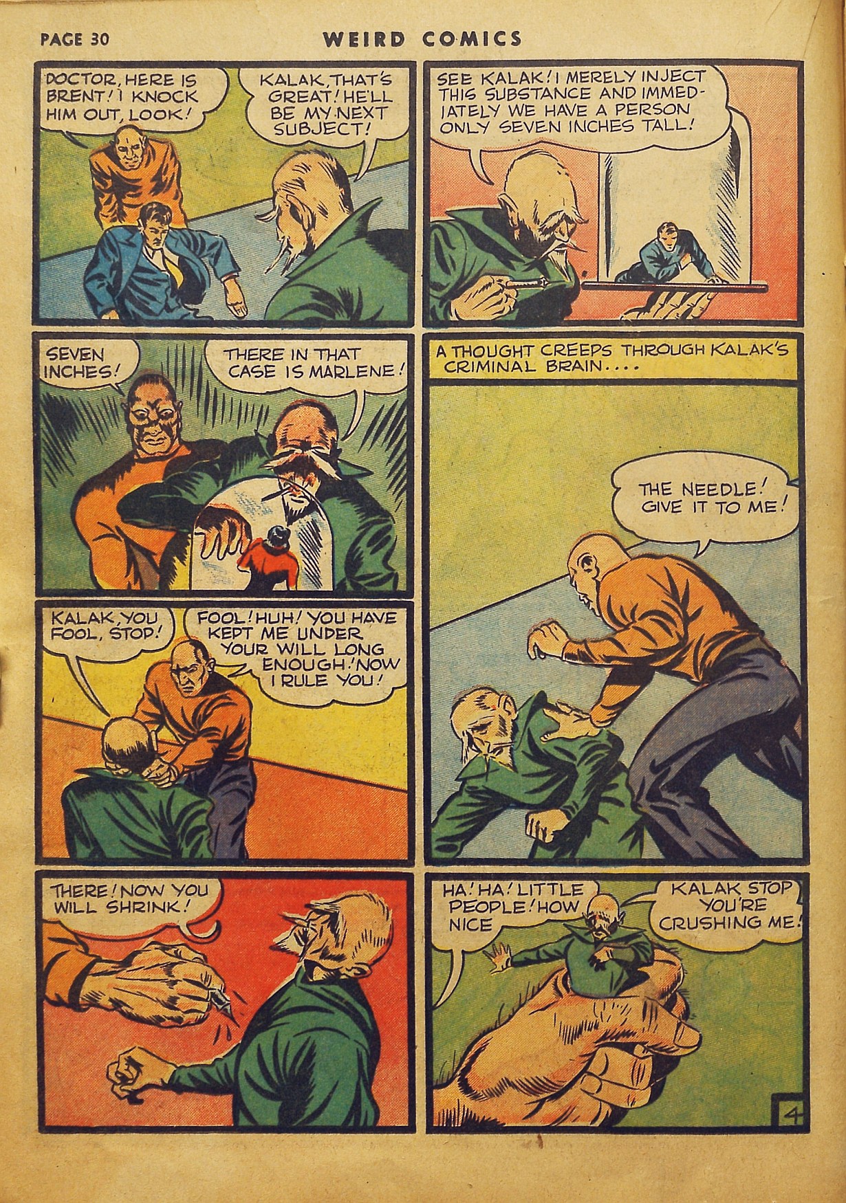 Read online Weird Comics comic -  Issue #6 - 31