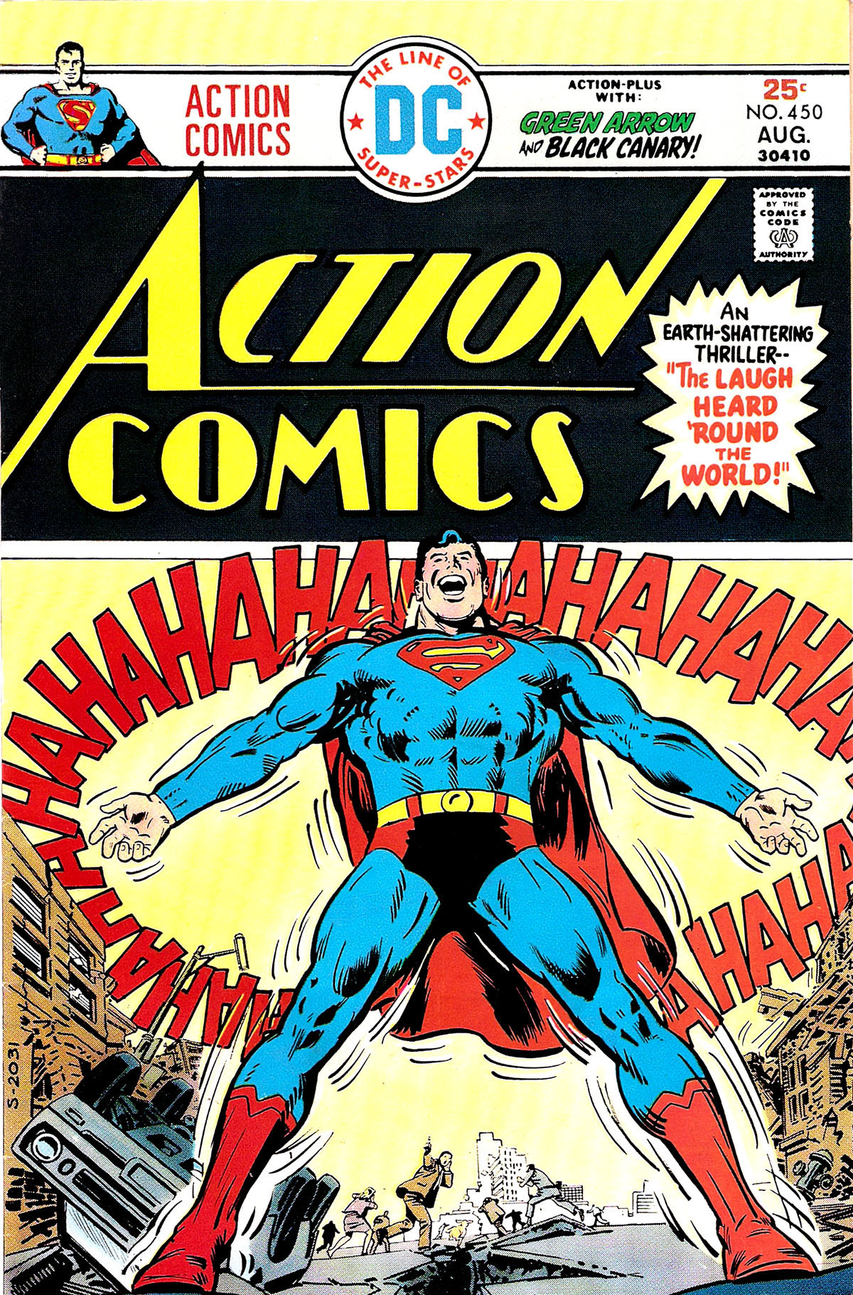 Read online Action Comics (1938) comic -  Issue #450 - 1