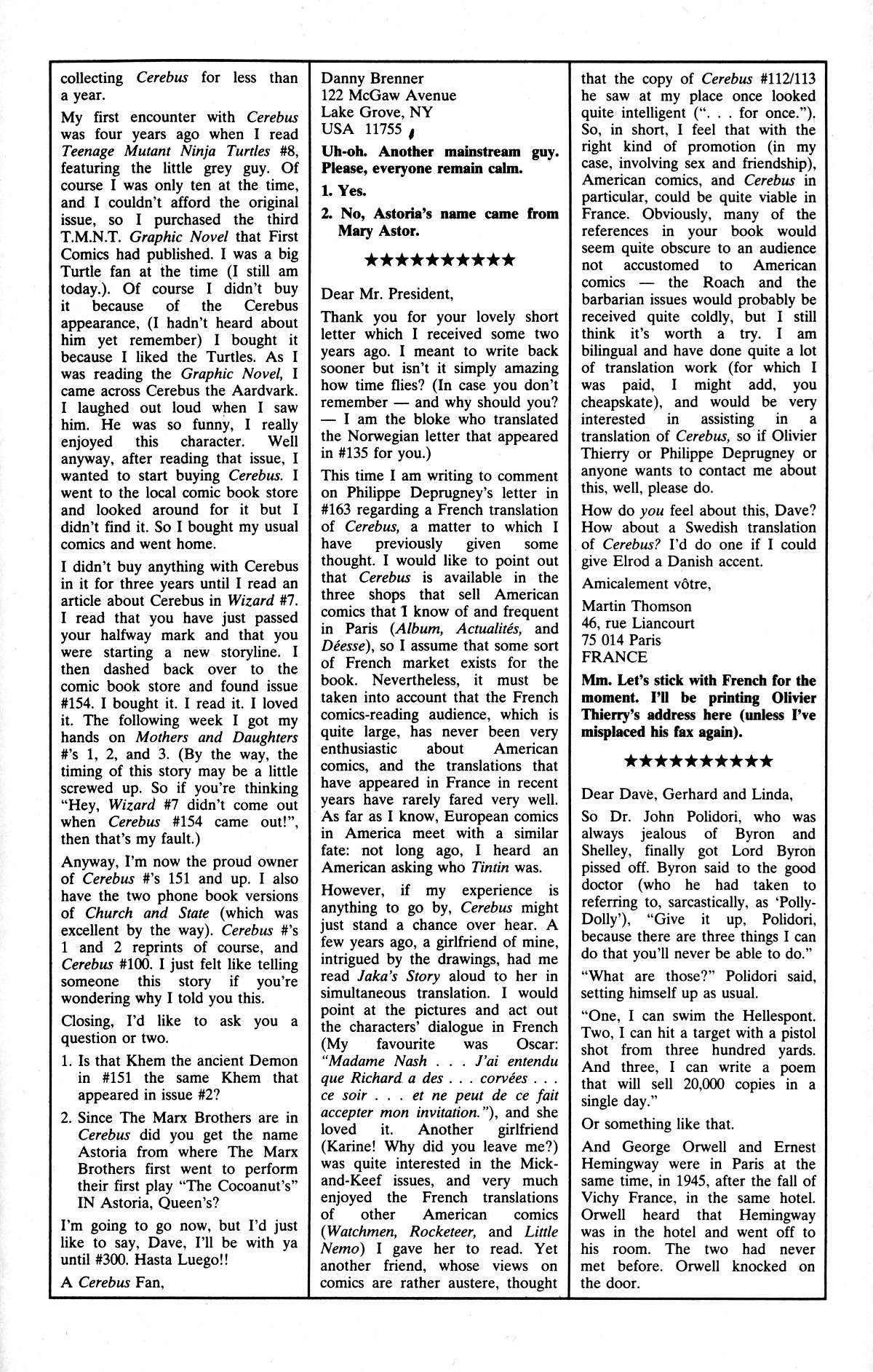 Read online Cerebus comic -  Issue #165 - 28