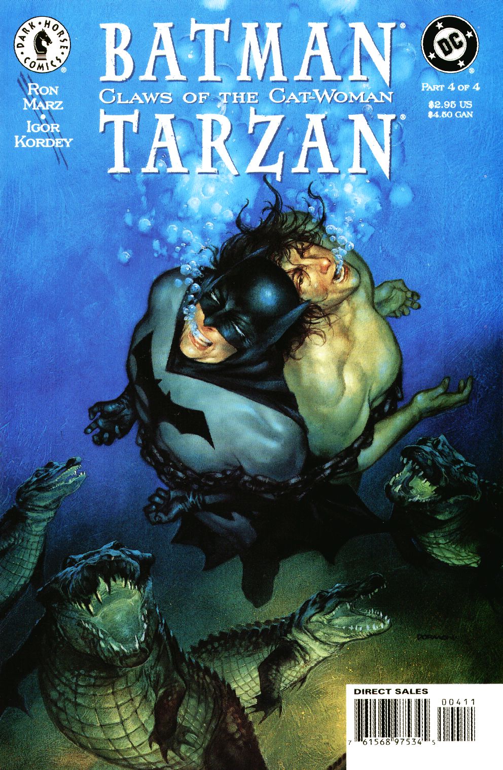 Read online Batman/Tarzan: Claws of the Cat-Woman comic -  Issue #4 - 1