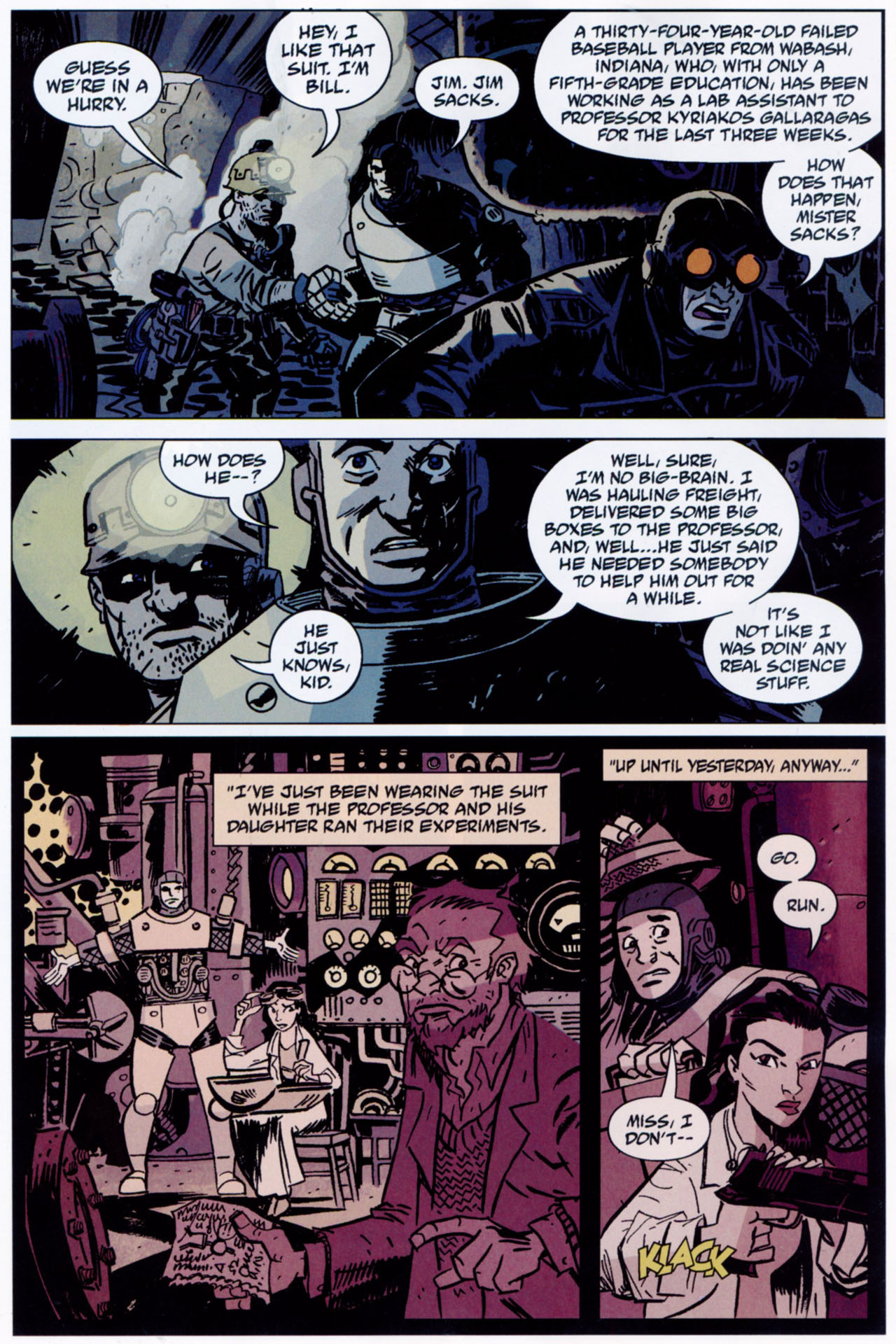 Read online Lobster Johnson: The Iron Prometheus comic -  Issue #1 - 16