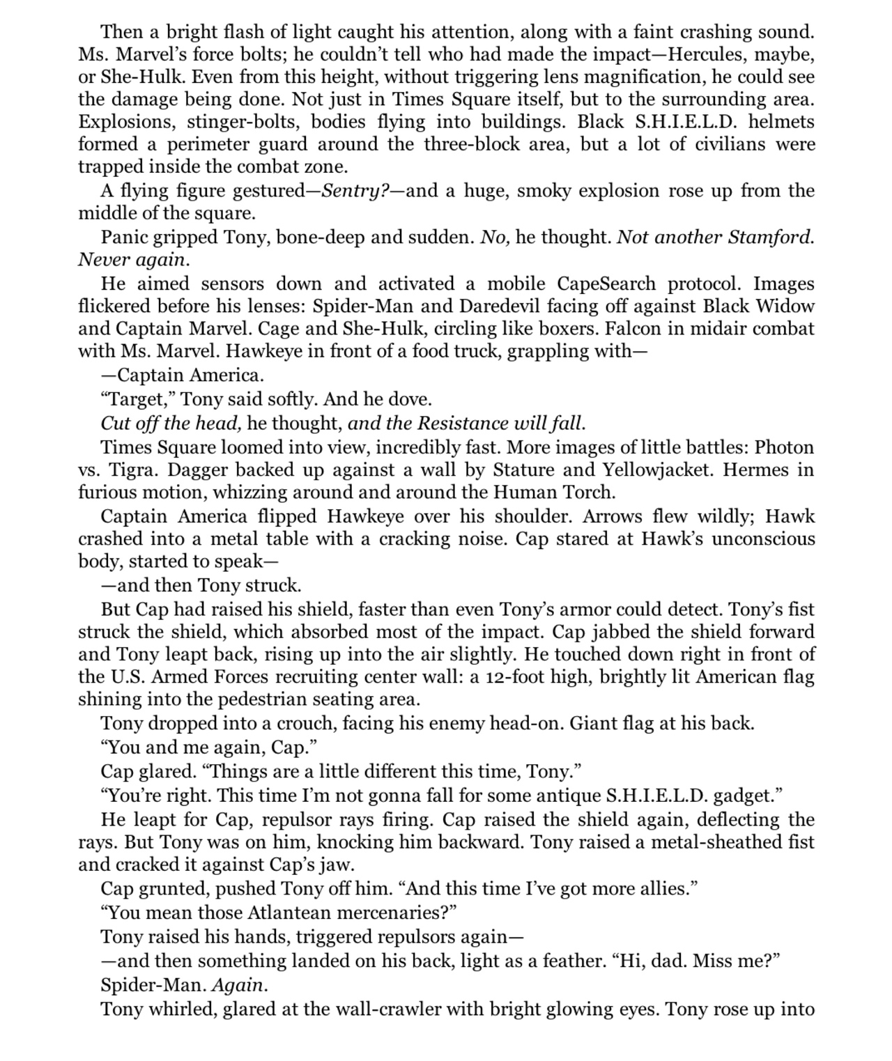 Read online Civil War Prose Novel comic -  Issue # TPB (Part 2) - 95