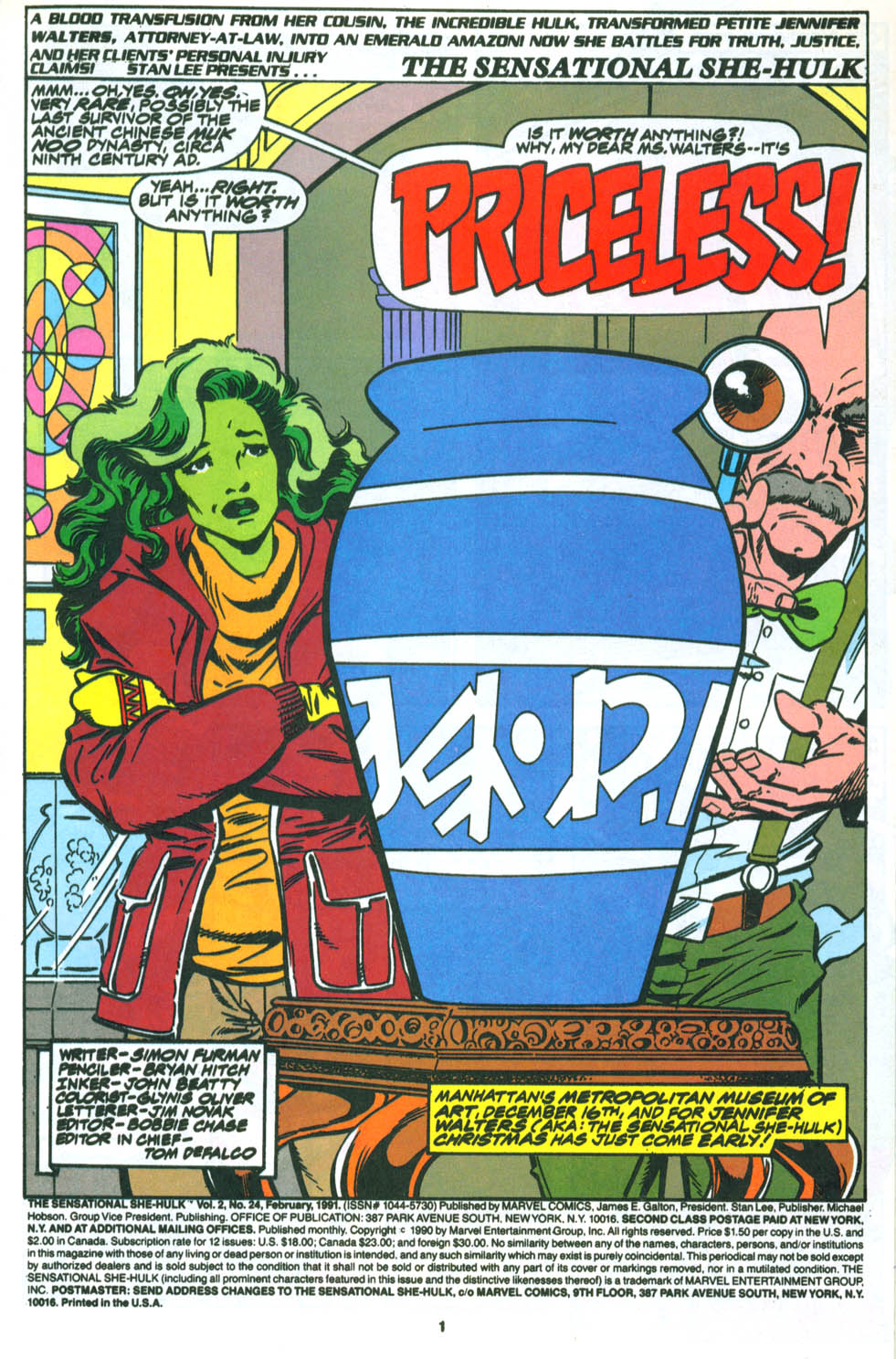 Read online The Sensational She-Hulk comic -  Issue #24 - 2
