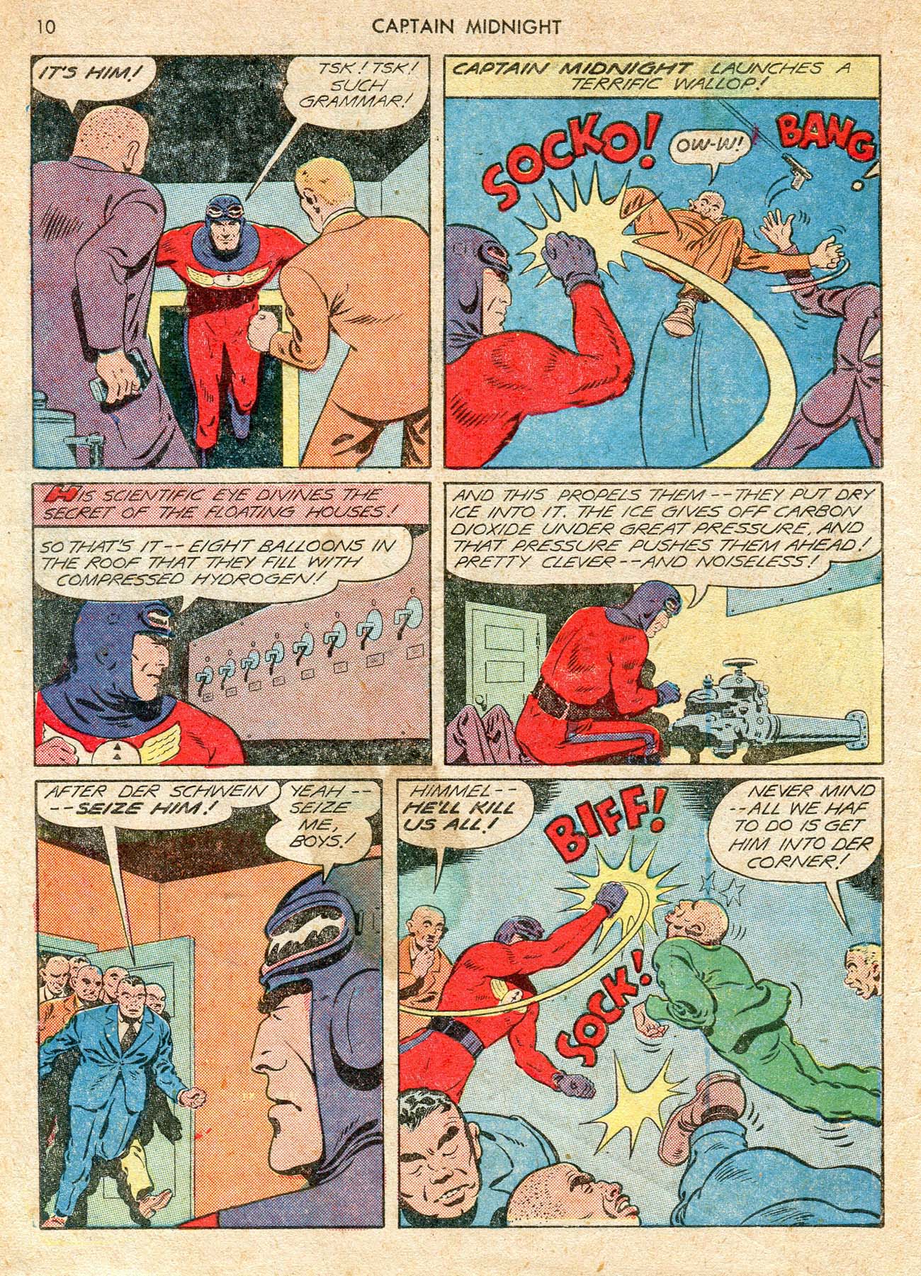 Read online Captain Midnight (1942) comic -  Issue #12 - 10
