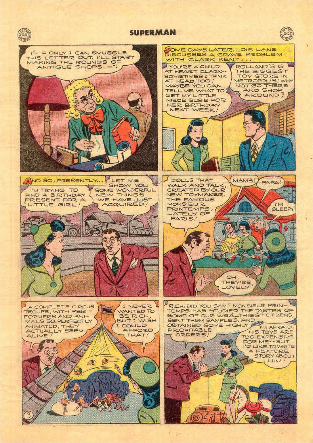 Read online Superman (1939) comic -  Issue #32 - 38