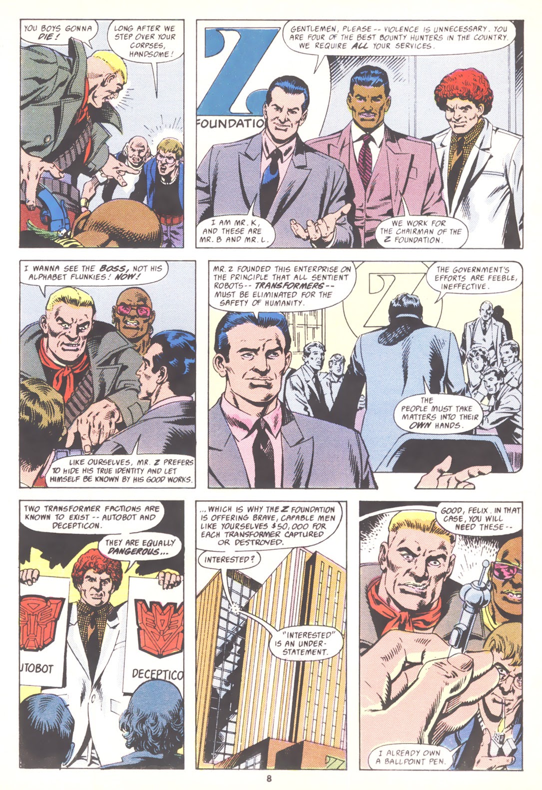 Read online The Transformers (UK) comic -  Issue #192 - 8